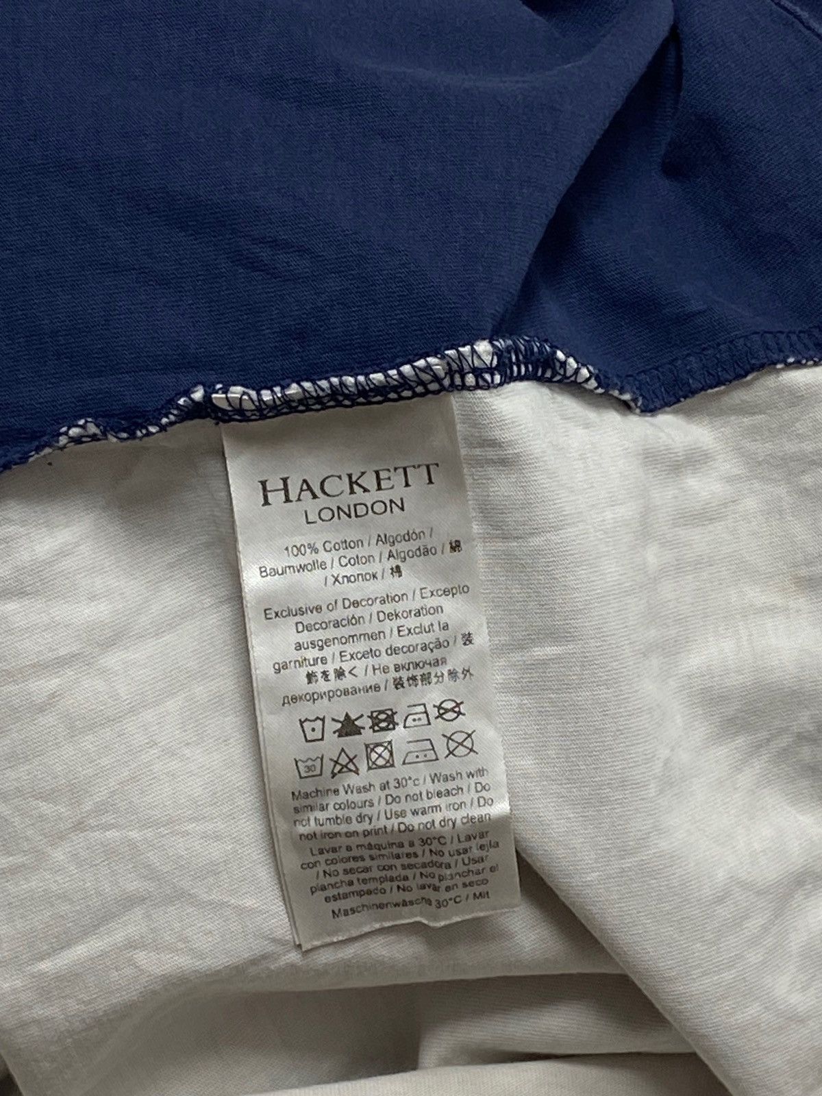 Hackett Vintage HACKETT ASTON MARTIN Navy Tee Shirt Size US S / EU 44-46 / 1 - 4 Thumbnail