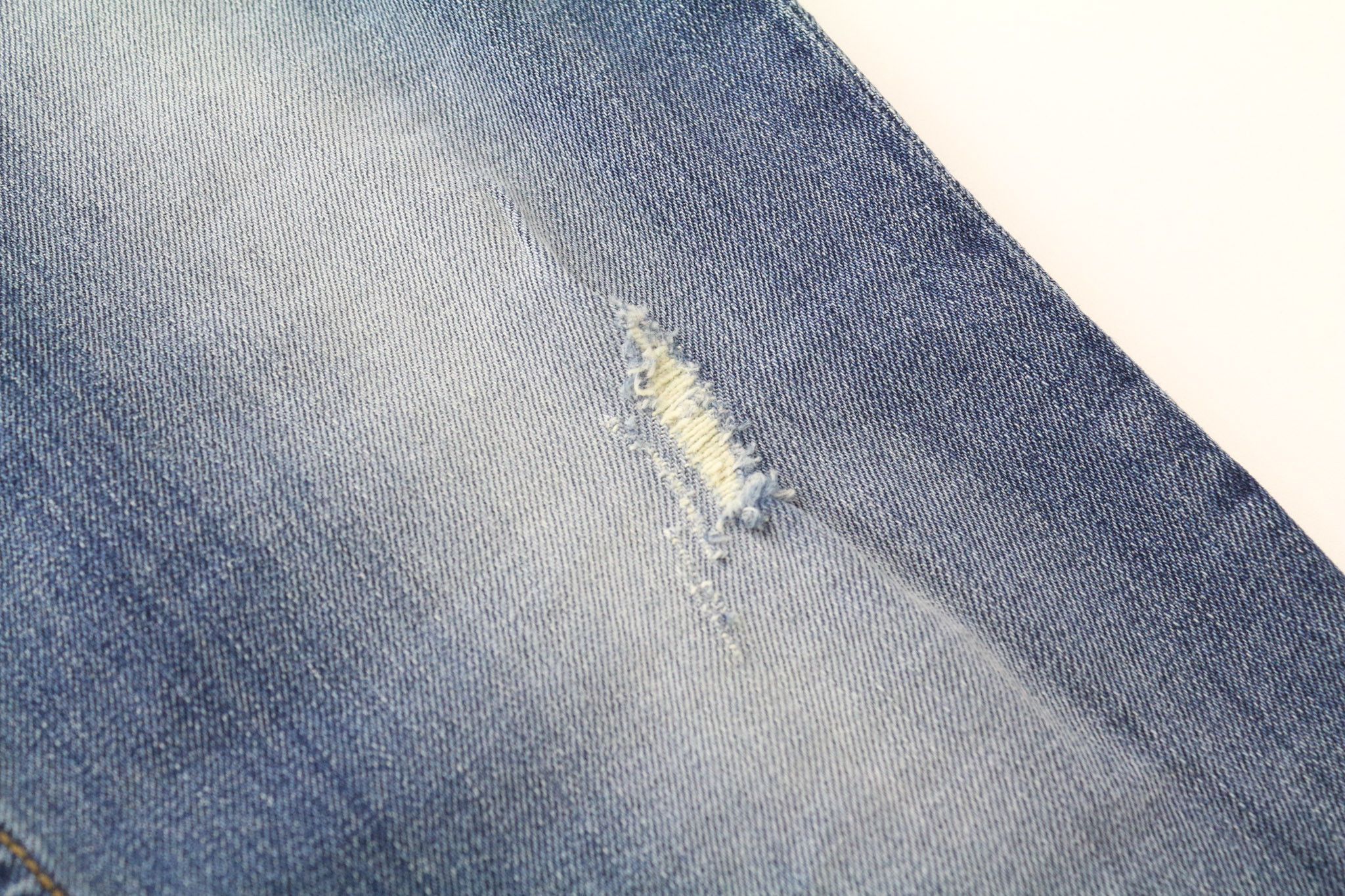 Takeshy Kurosawa TK75 W34 Blue Slim Distressed Stretch Jeans 75957 Size US 34 / EU 50 - 8 Thumbnail