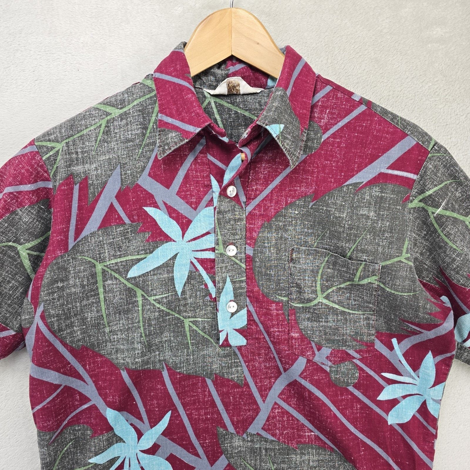 Other Vtg Tropicana Hawaiian Shirt Medium 70s Floral *FLAWS* Size US M / EU 48-50 / 2 - 2 Thumbnail