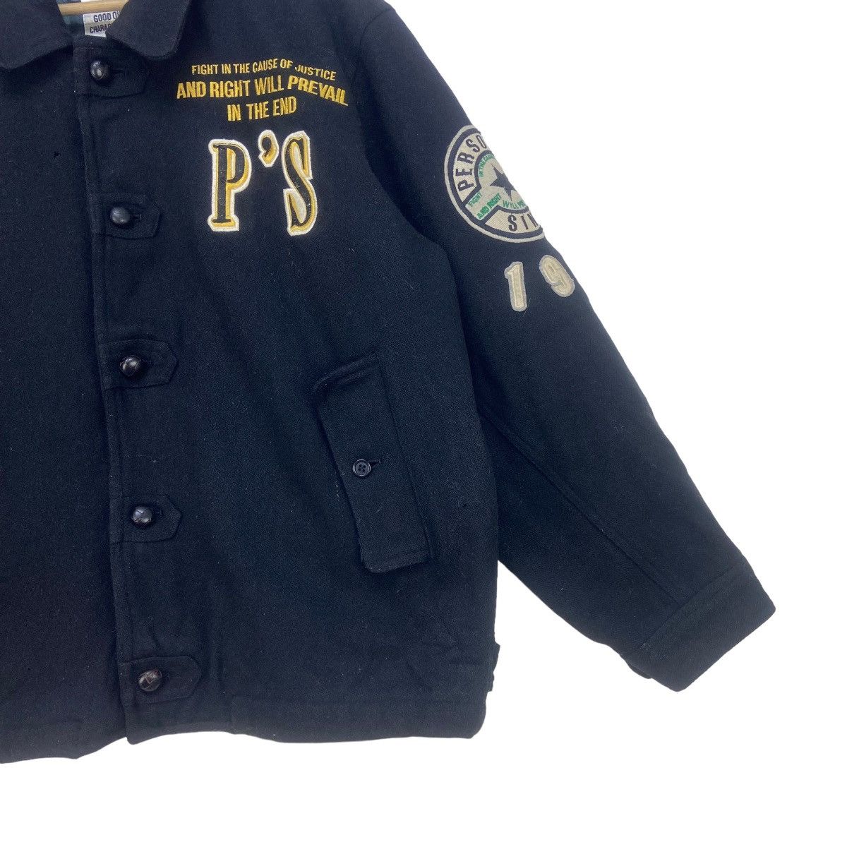 Japanese Brand × PERSON'S × Vintage Person’s Fight in The Cause of Justice Wool Heavy Varsity Size US M / EU 48-50 / 2 - 4 Thumbnail