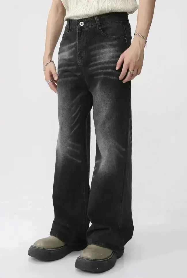 Japanese Brand Vintage Straight Loose Denim Size US 32 / EU 48 - 1 Thumbnail