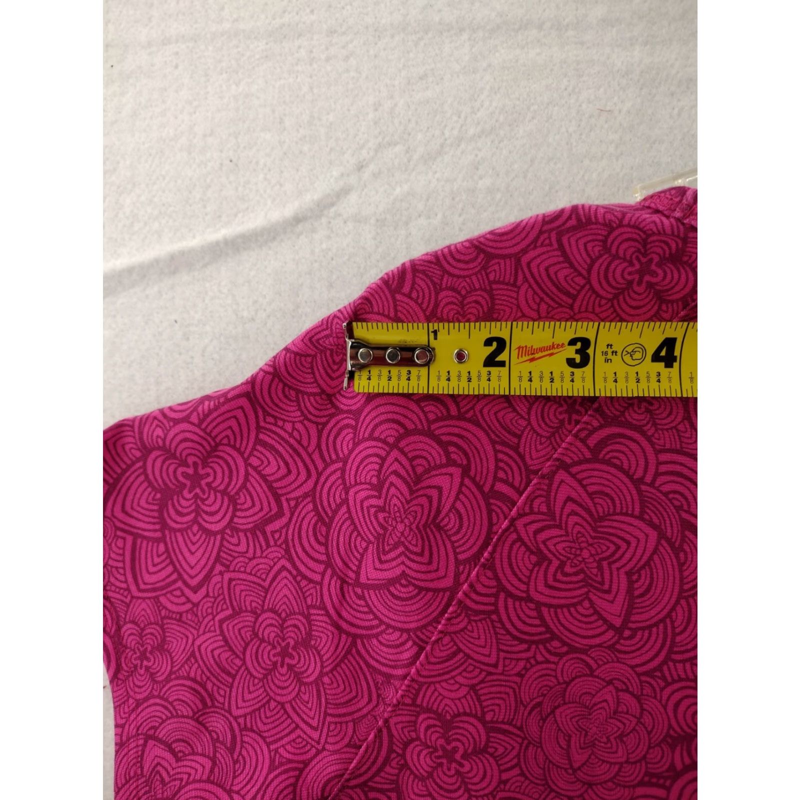 Merrell Merrell Shirt Womens M Short Sleeve Casual Purple pink red Henley Button T-Shirt Basic All Seasons Modern Regular Size M / US 6-8 / IT 42-44 - 7 Thumbnail