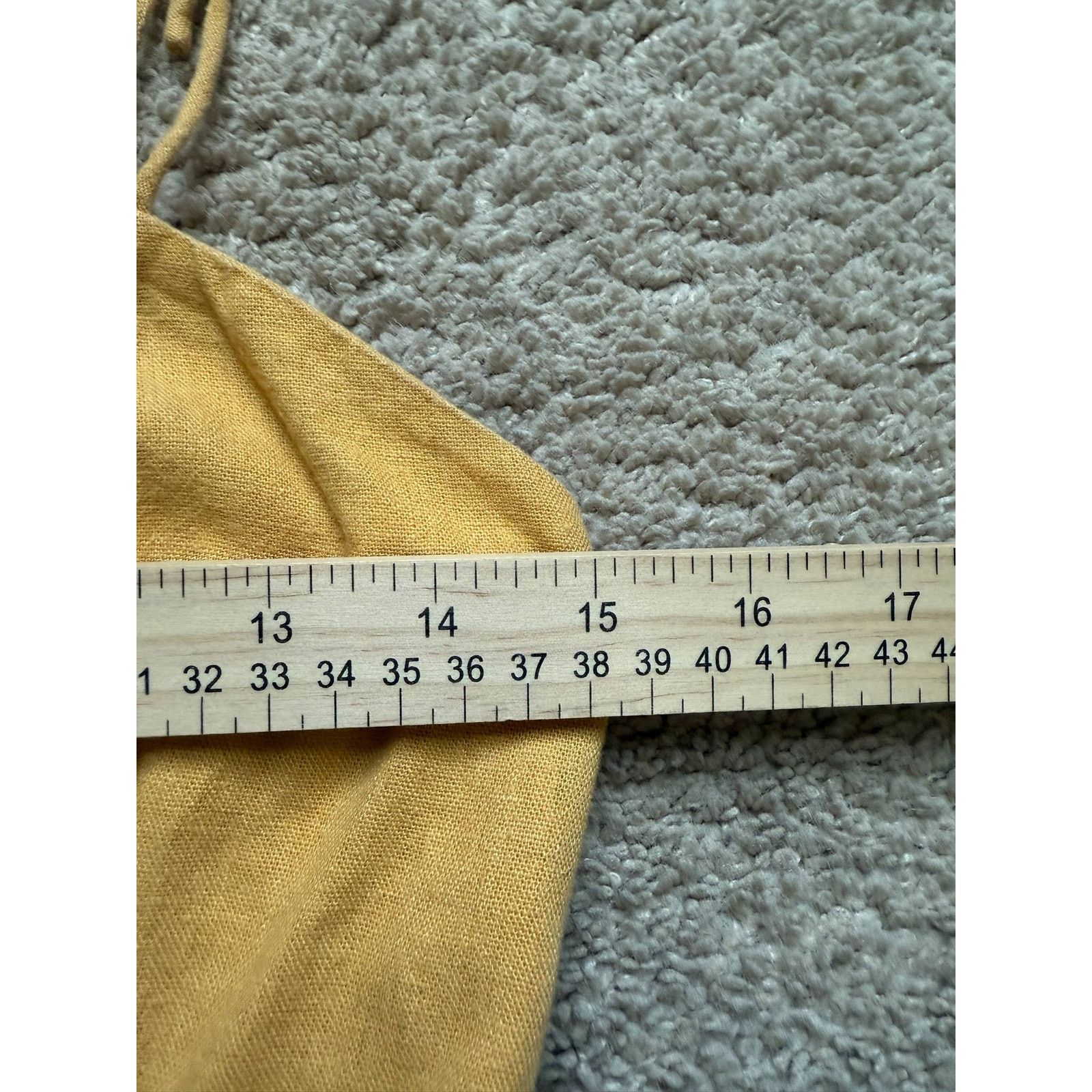 Old Navy Old Navy Tie-Strap Smocked Fit & Flare Mini Dress Yellow M Size M / US 6-8 / IT 42-44 - 12 Thumbnail