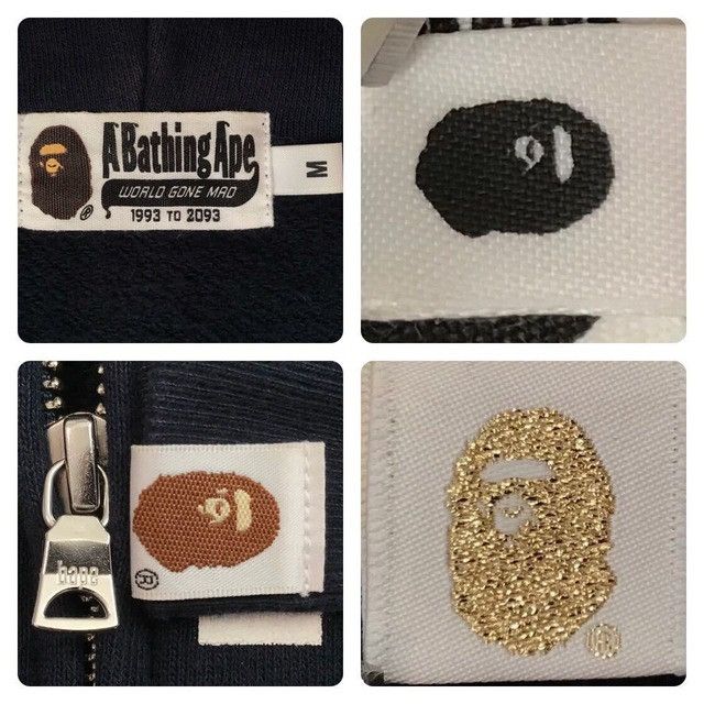 Bape BAPE logo shark full zip hoodie a bathing ape BAPE camo Size US M / EU 48-50 / 2 - 9 Thumbnail