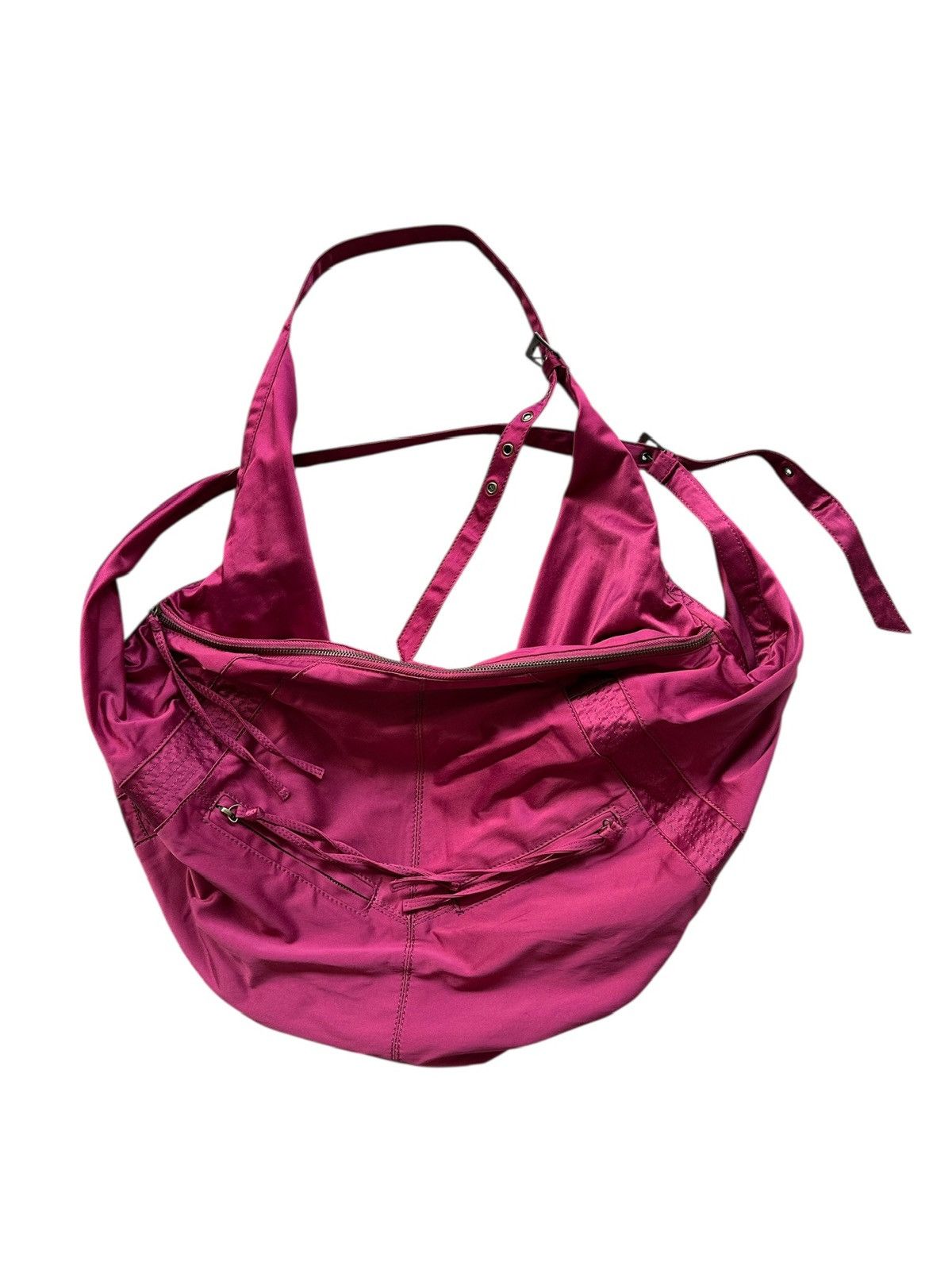 Japanese Brand 00's And A Japan 2 way cotton burgundy bag Size ONE SIZE - 6 Thumbnail