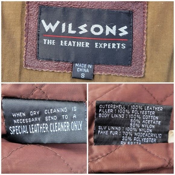 Wilsons Leather Vintage 90s y2k Wilsons Brown Leather Long Trench Coat Boho Size US S / EU 44-46 / 1 - 5 Thumbnail