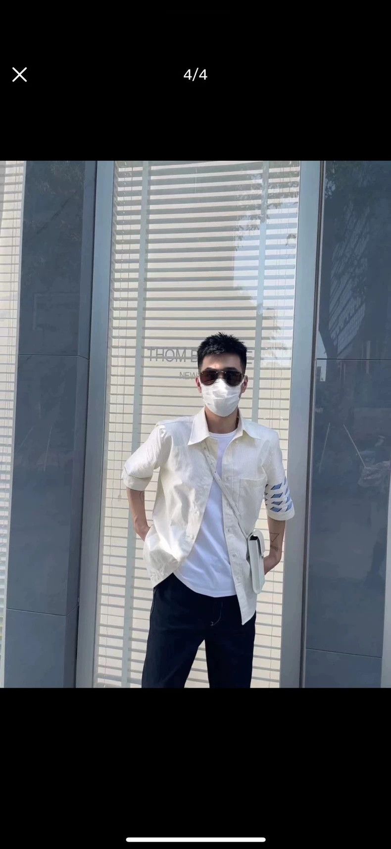 Thom Browne Thom Browne size1 short sleeve shirt Size US S / EU 44-46 / 1 - 9 Thumbnail