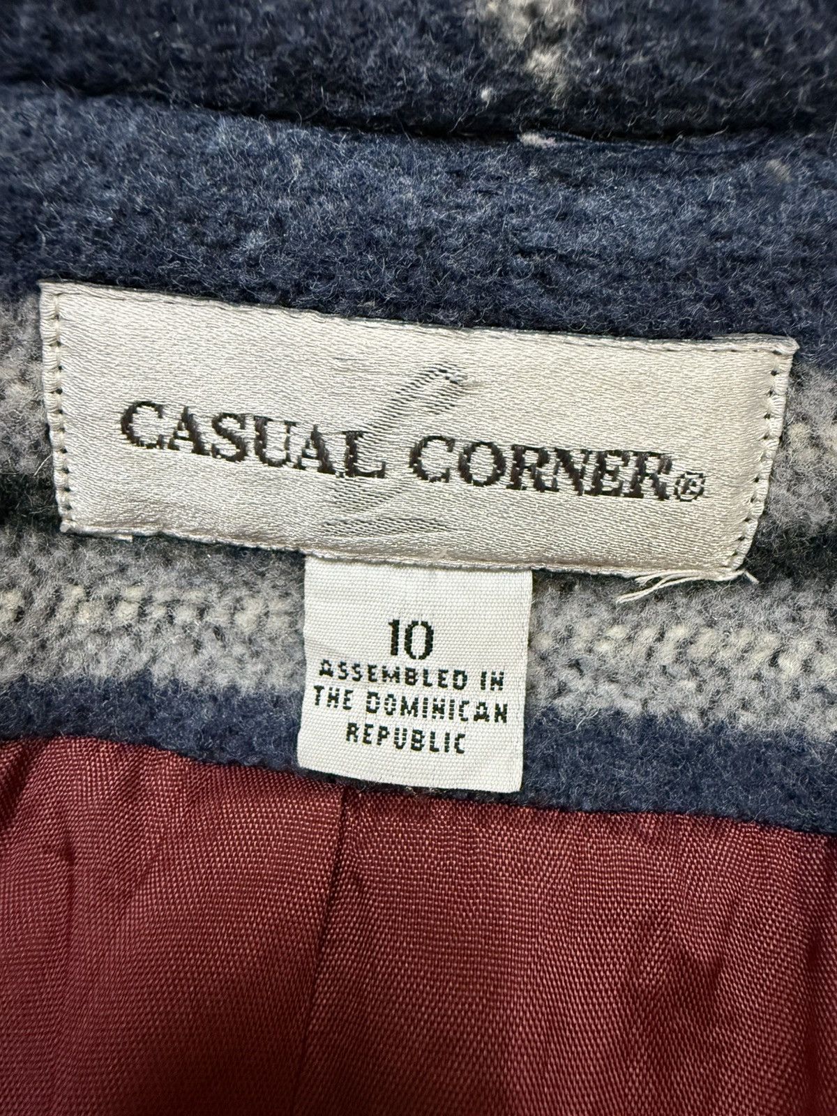 Native × Vintage Vintage 90s Casual Corner Southwestern wool blend lined coat Size US M / EU 48-50 / 2 - 7 Thumbnail