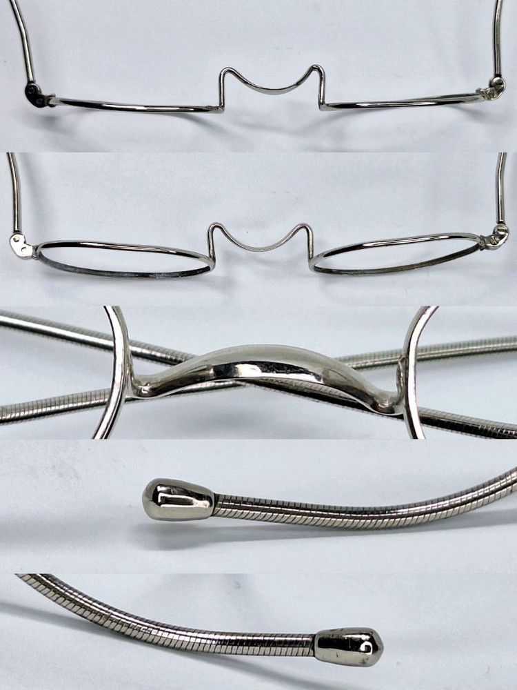 Other 1950s Japanese Cable Temple Saddle Bridge Nickel Silver 9g Size ONE SIZE - 9 Thumbnail