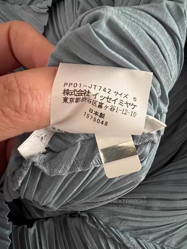 Issey Miyake Issey Miyake Haze Blue Tank Top Size XXL / US 16-18 / IT 52-54 - 3 Thumbnail