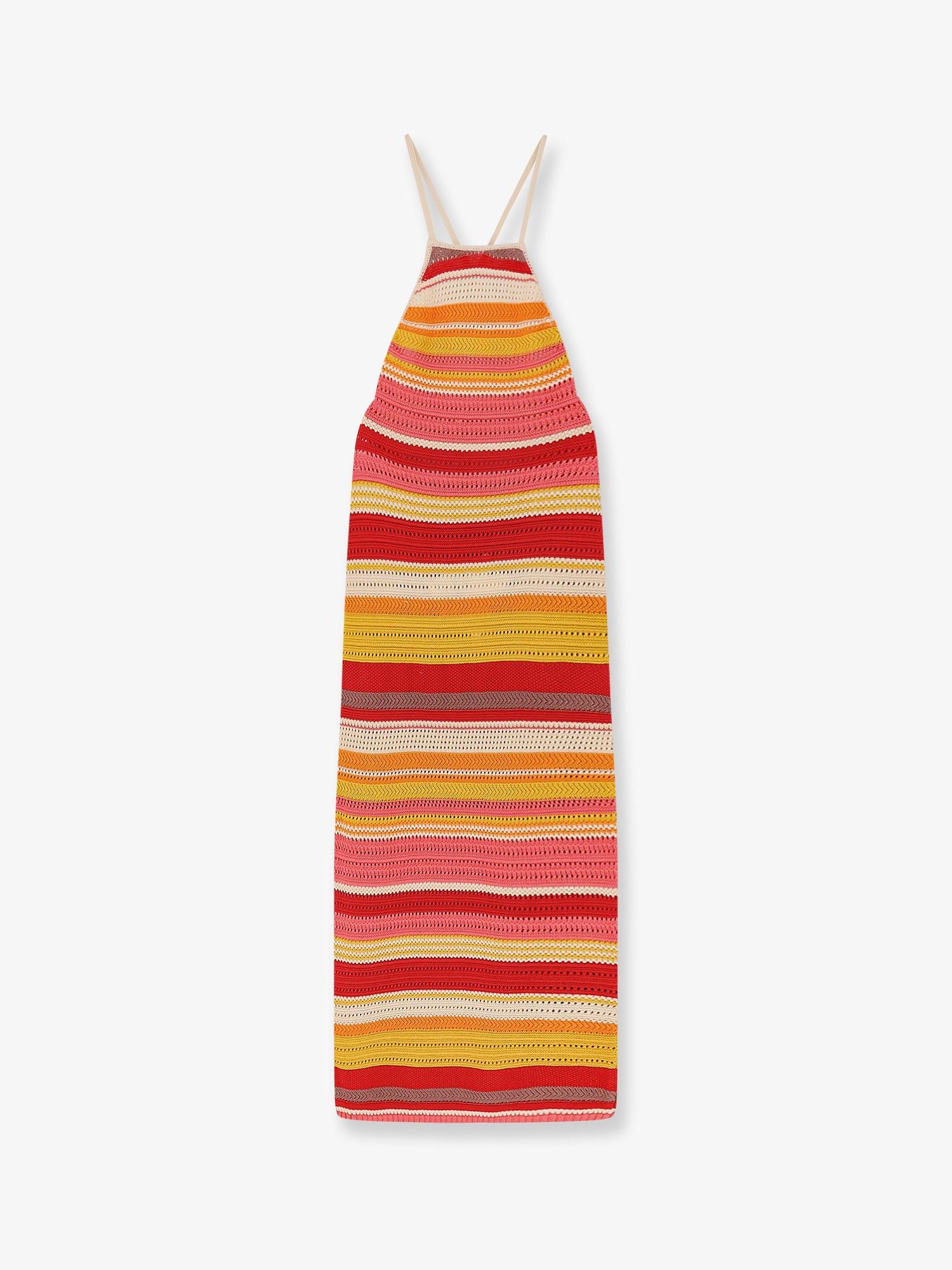 Laneus Multicolor cotton dress Tag Size IT 42 Women - USA Tariffs Included