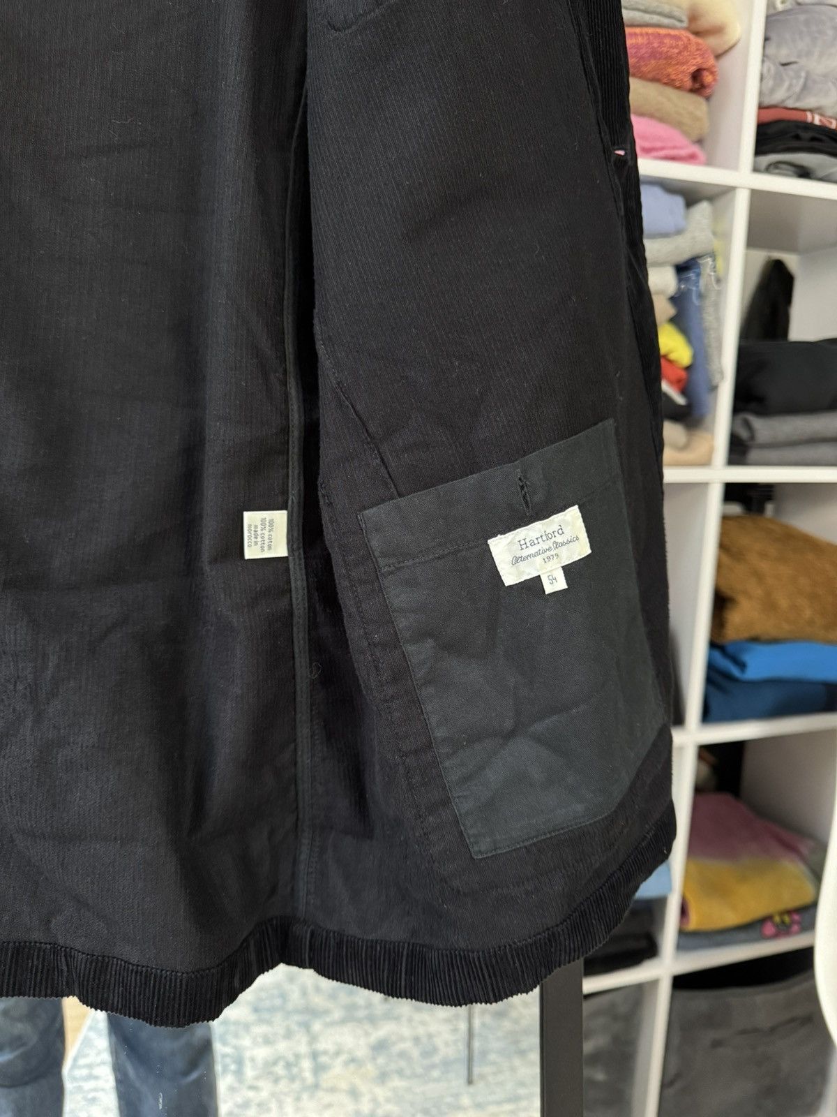 Hartford Hartford corduroy black blazer size 54 (L-XL) Size US L / EU 52-54 / 3 - 7 Thumbnail