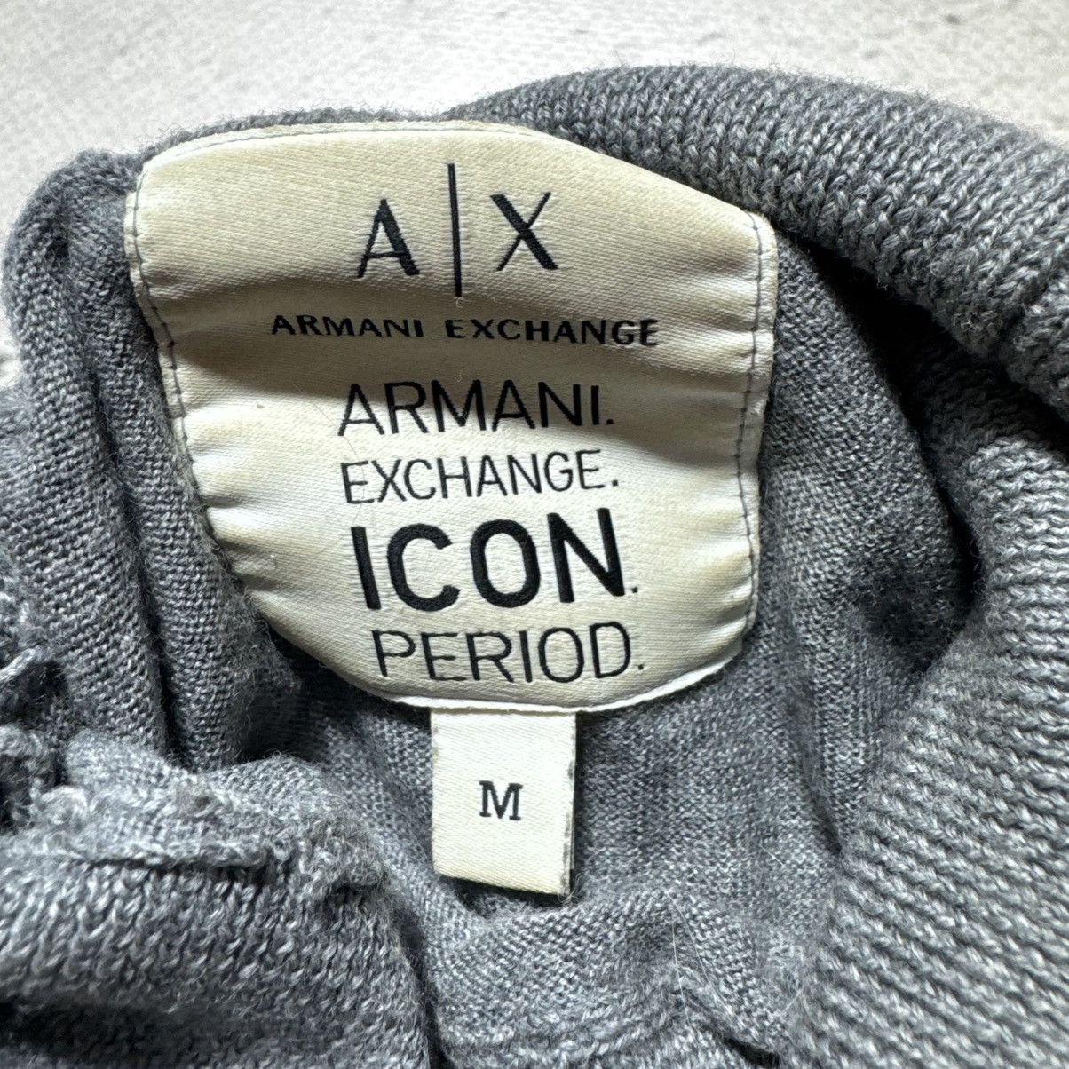 Armani Exchange lux armani exchange icon women light sweater with big logo Size US M / EU 48-50 / 2 - 8 Thumbnail