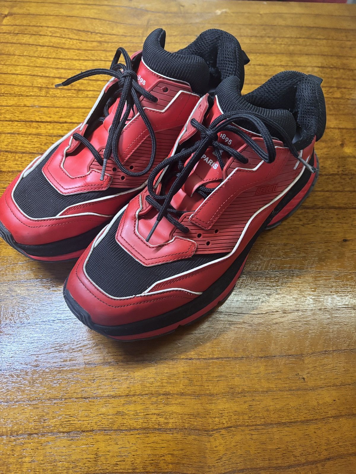 Berluti Berluti Leather Sneaker in Red Size US 9.5 / EU 42-43 - 1 Thumbnail