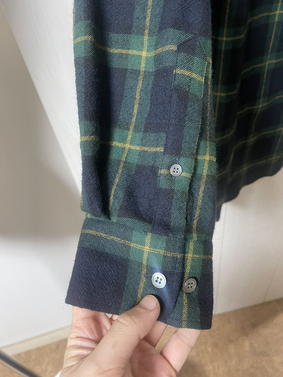 Stella McCartney Stella mccartney bird stitched checked wool shirt Size US M / EU 48-50 / 2 - 5 Thumbnail