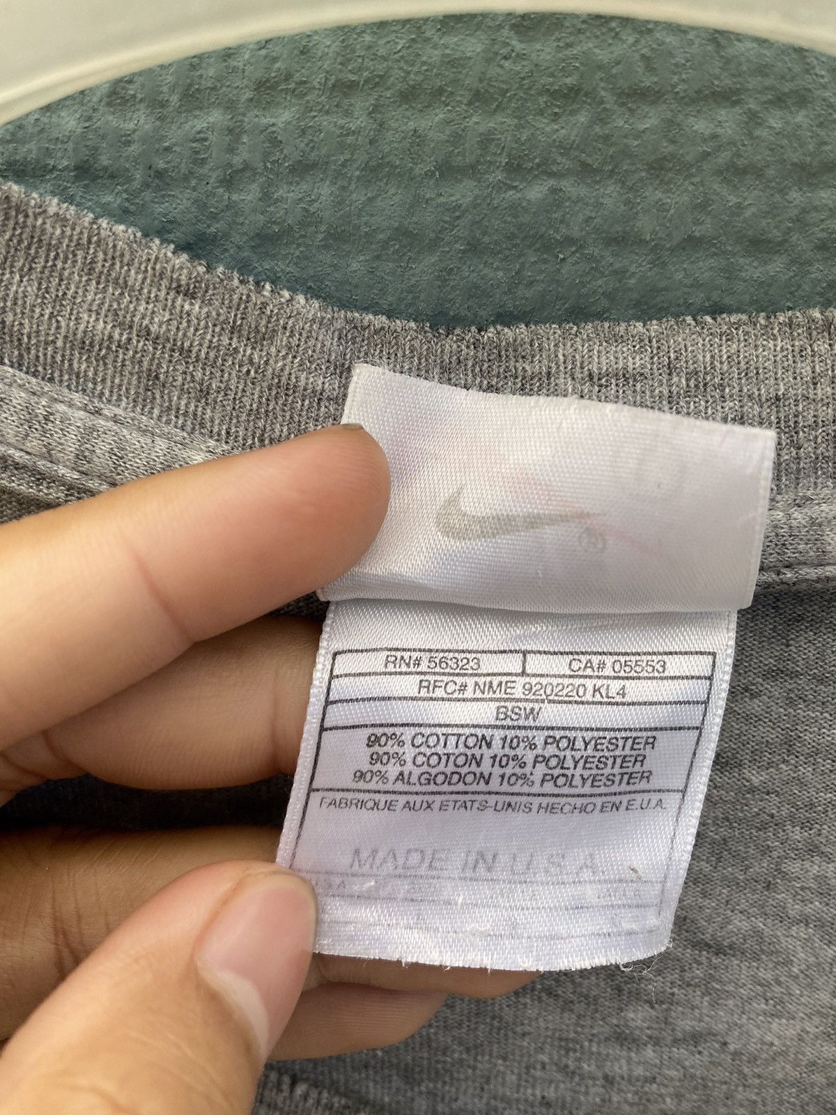 Nike × Vintage Vintage nike hoops 90s tee Size US L / EU 52-54 / 3 - 8 Thumbnail