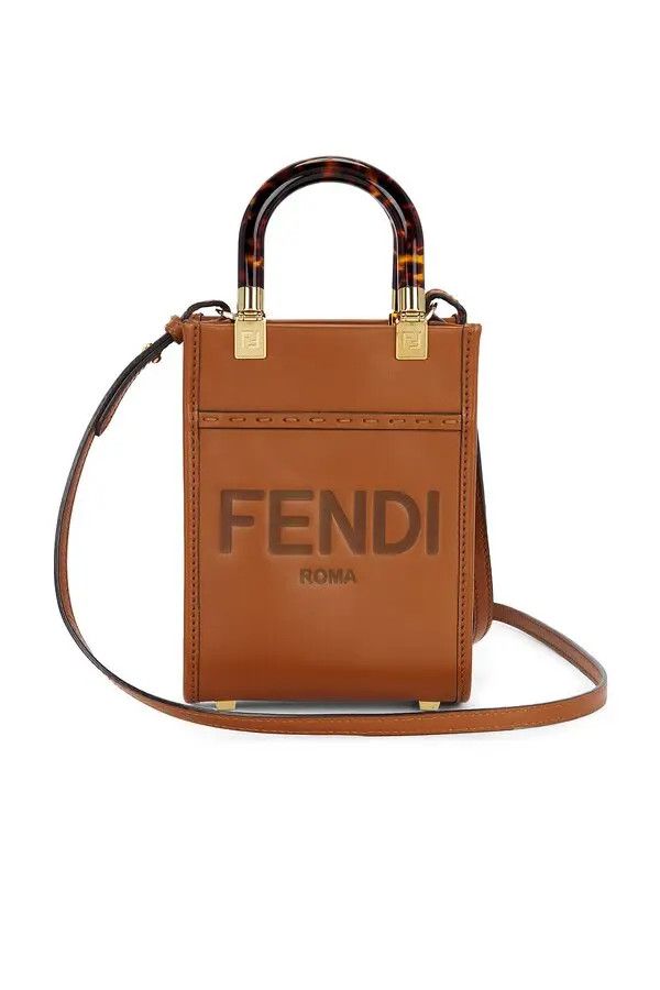 Fendi o1s1wg111125 Size: OS/ Mini Sunshine Shopper in Brown Size ONE SIZE - 1 Thumbnail