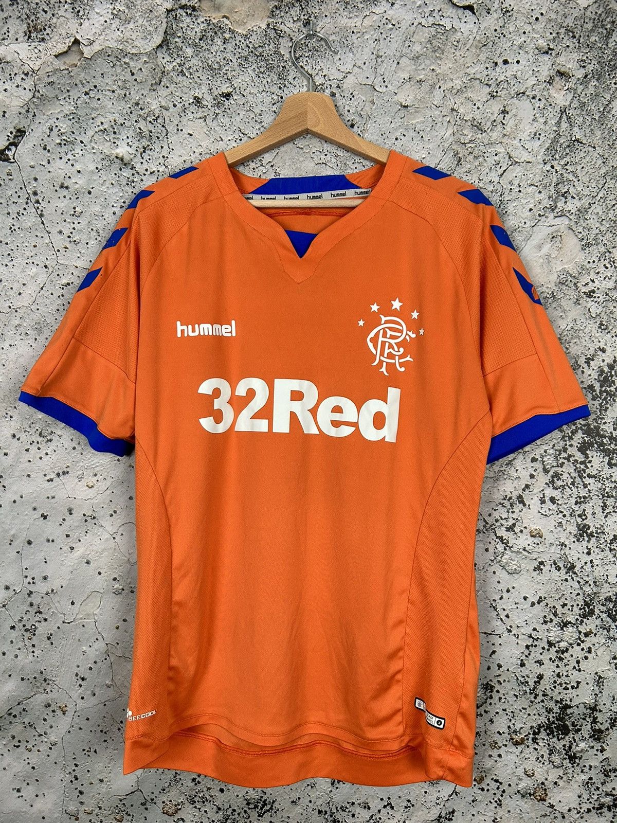Hummel Vintage Glasgow Rangers Hummel Soccer Jersey Football Size US M / EU 48-50 / 2 - 1 Thumbnail