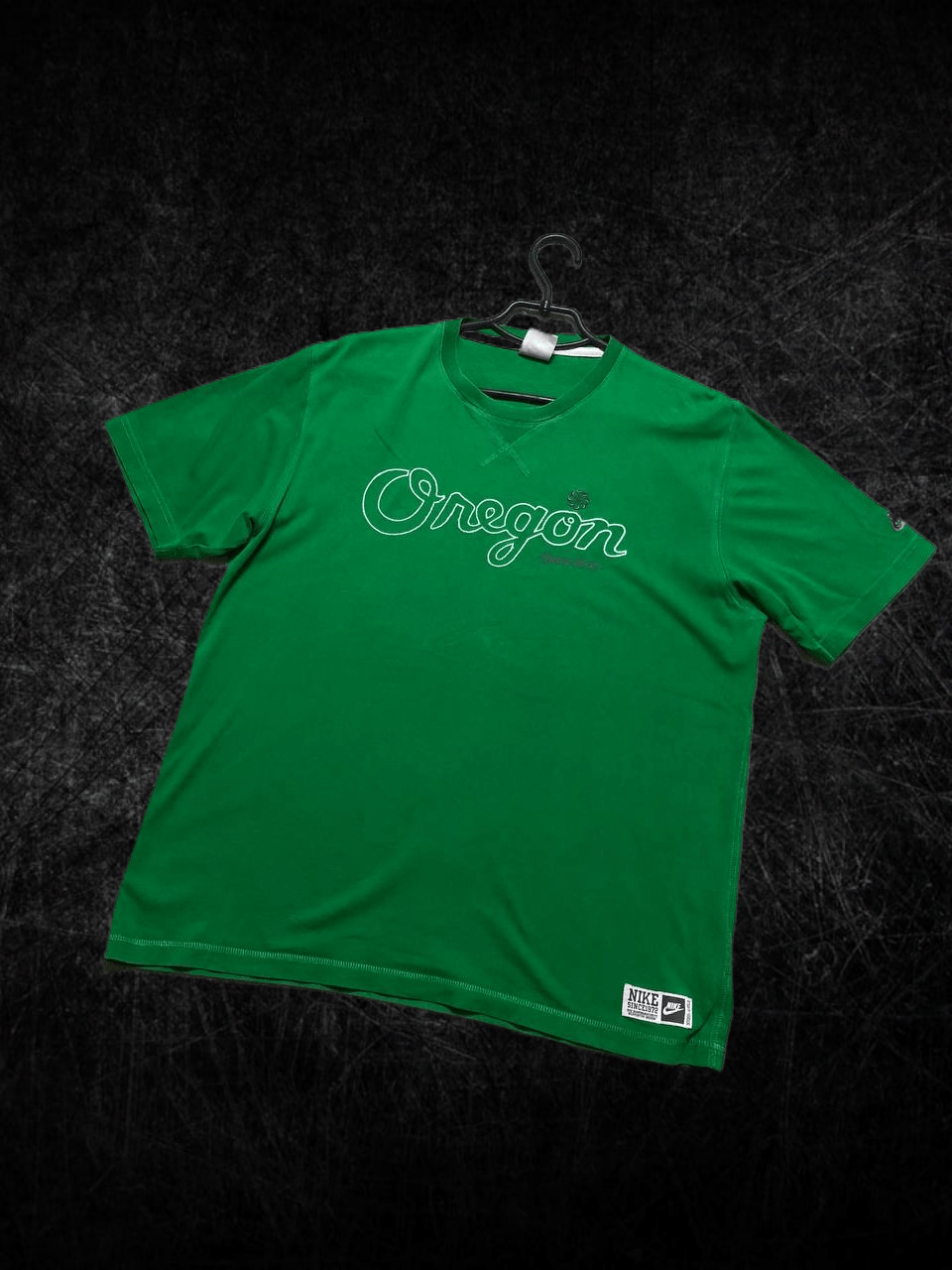 Nike Green T-Shirt Sportwear NIKE Size L Big Print Logo Size US L / EU 52-54 / 3 - 1 Thumbnail