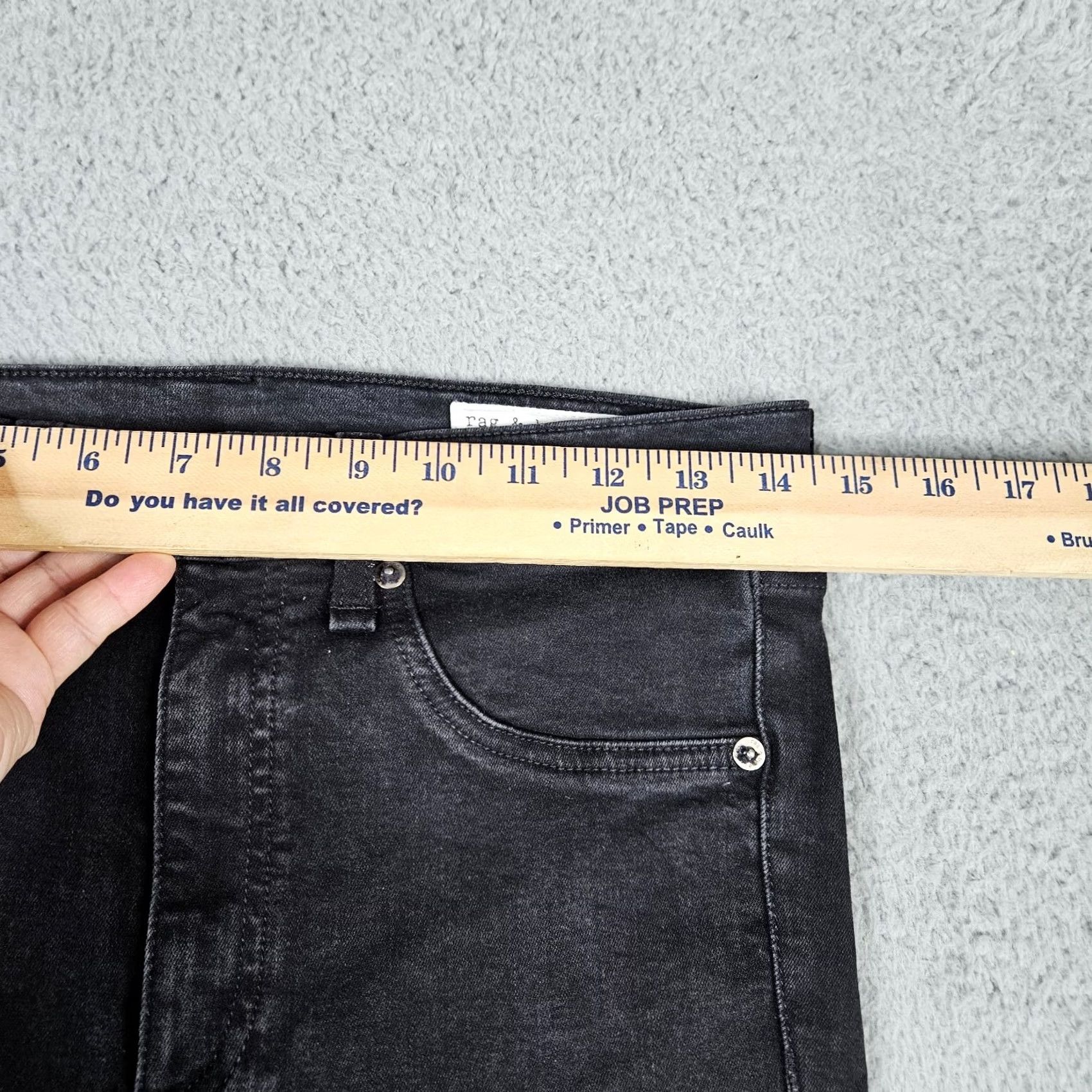 Rag & Bone Rag & Bone Jeans Women Dark Wash Casual Jean Legging Size 29 Black Front Pockets Not Apply Regular Fit Vintage No Size 29" - 5 Thumbnail