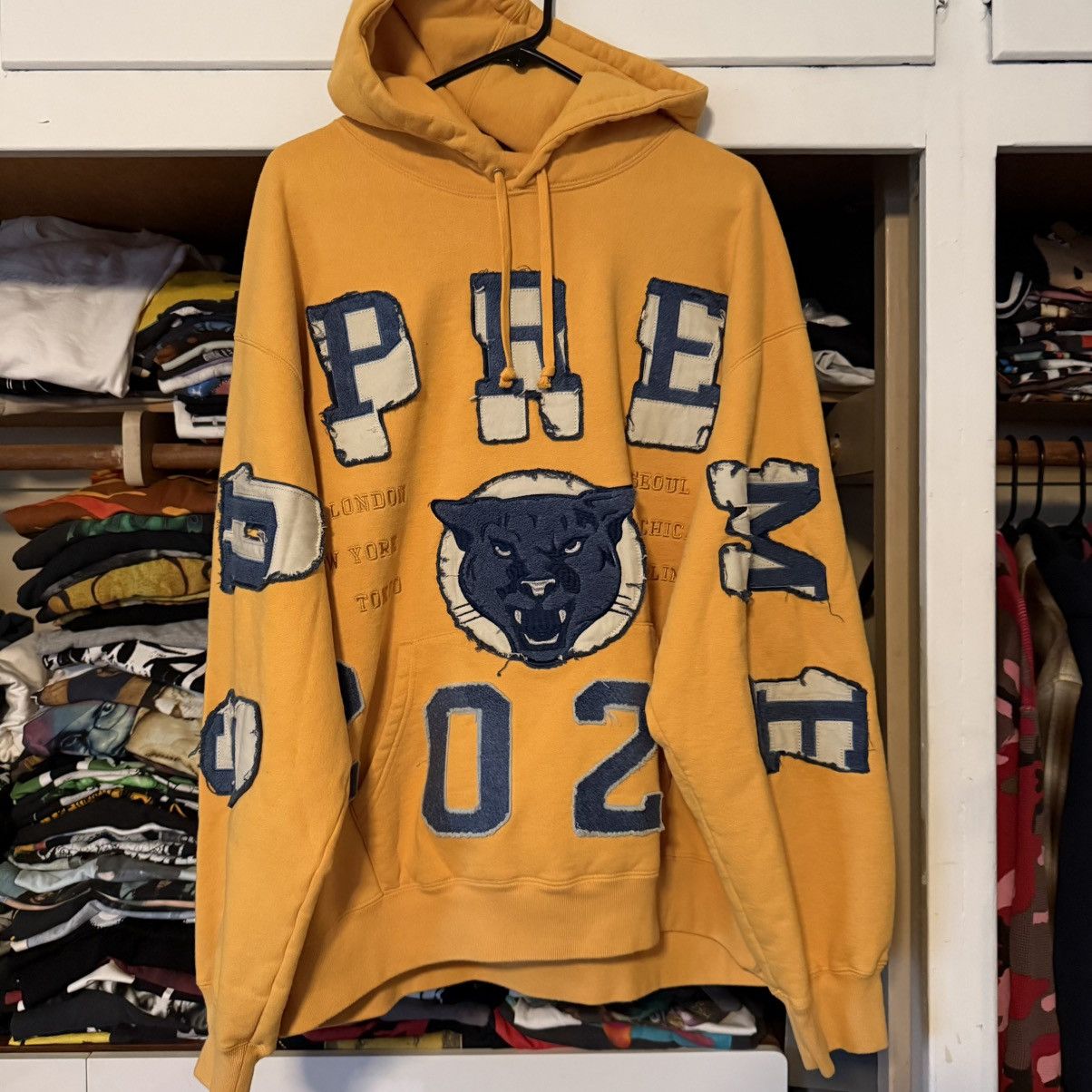 Supreme Washed Panther Hoodie Size US XL / EU 56 / 4 - 1 Thumbnail