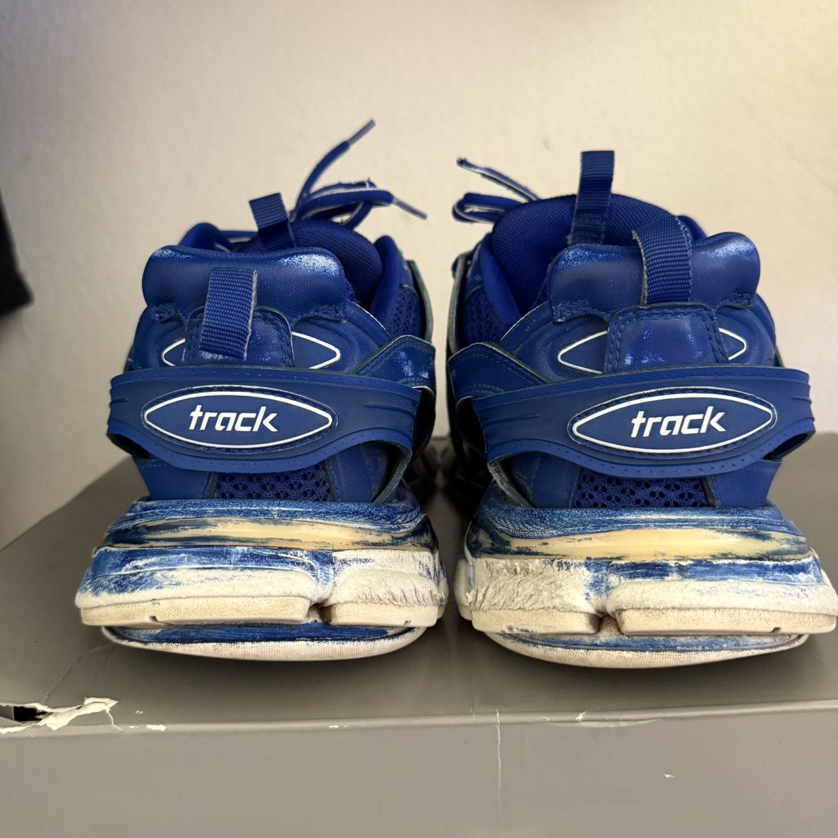 Balenciaga SOLD OUT ❌❌❌❌❌Balenciaga Track Faded Blue Size US 9 / EU 42 - 6 Thumbnail