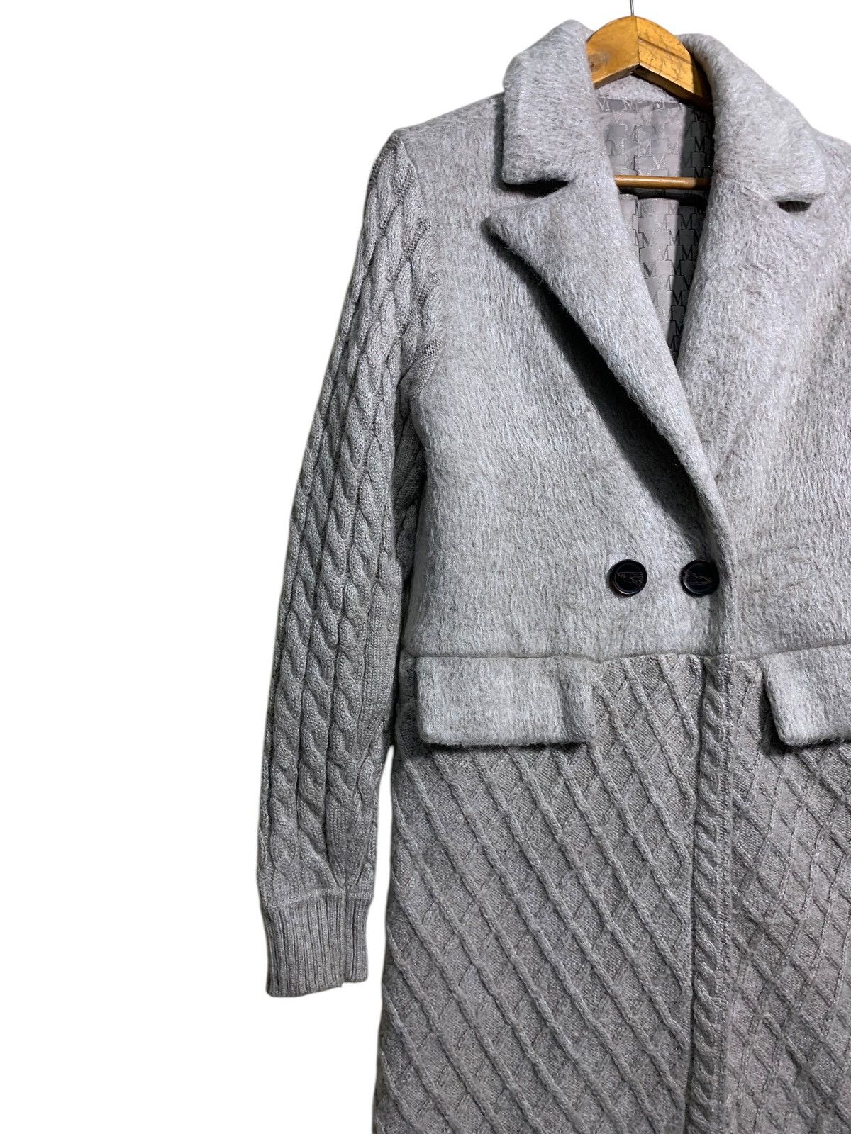 Max Mara × Weekend Max Mara 🔥MAX MARA ITALY WOOL/ALPACA KNITTED JACKETS Size M / US 6-8 / IT 42-44 - 3 Thumbnail