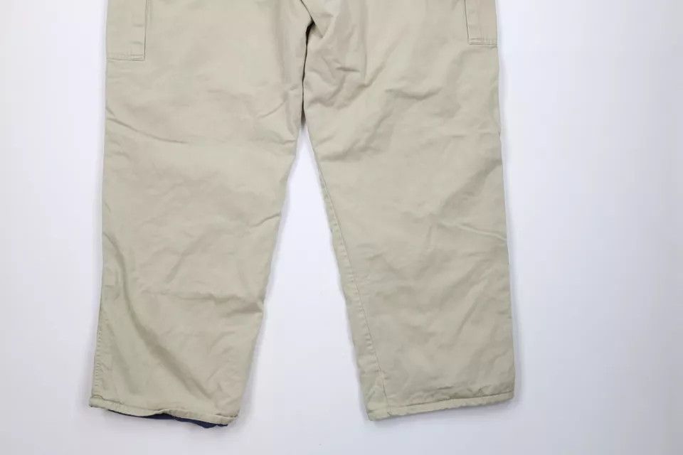 Gap × Vintage Vintage 90s Gap Lined Wide Leg Cargo Pants Beige Cotton Size US 40 / EU 56 - 8 Thumbnail