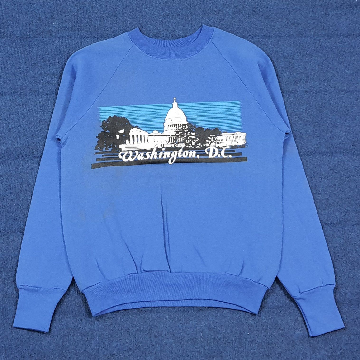 Fruit Of The Loom Vintage Washington D.C. Art Design Sweatshirt C290N15 Size US S / EU 44-46 / 1 - 1 Thumbnail
