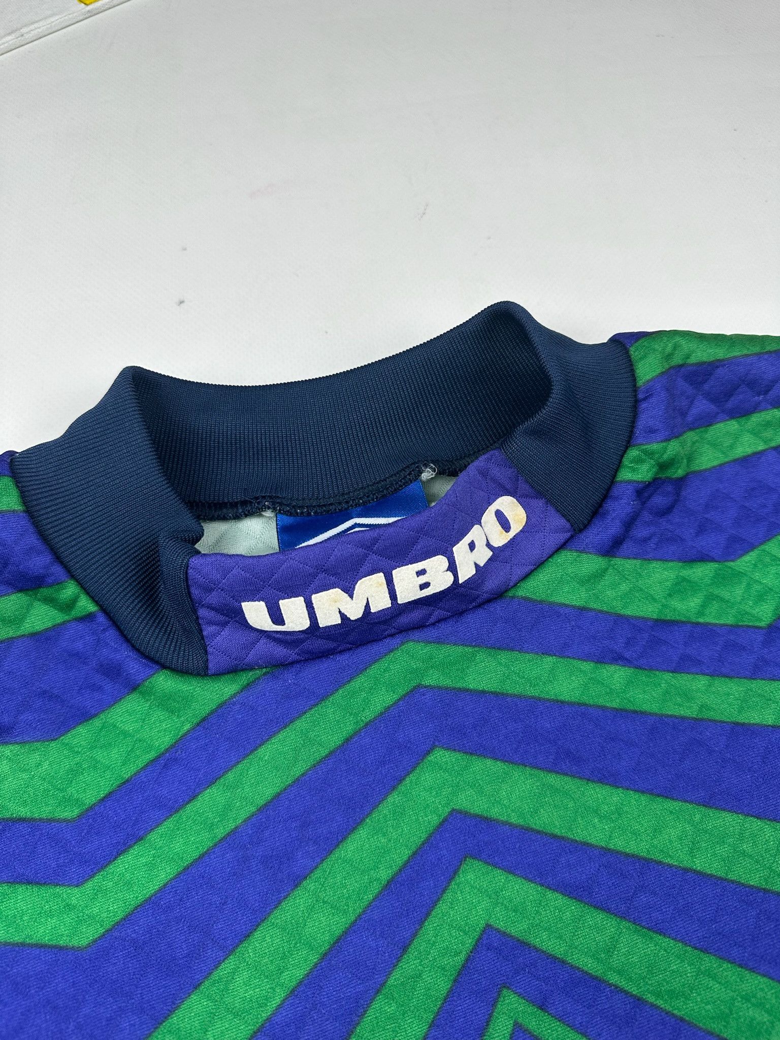 Band Tees 90’s Umbro Liam Gallagherv acid galkeeper jersey rave Size US L / EU 52-54 / 3 - 4 Thumbnail