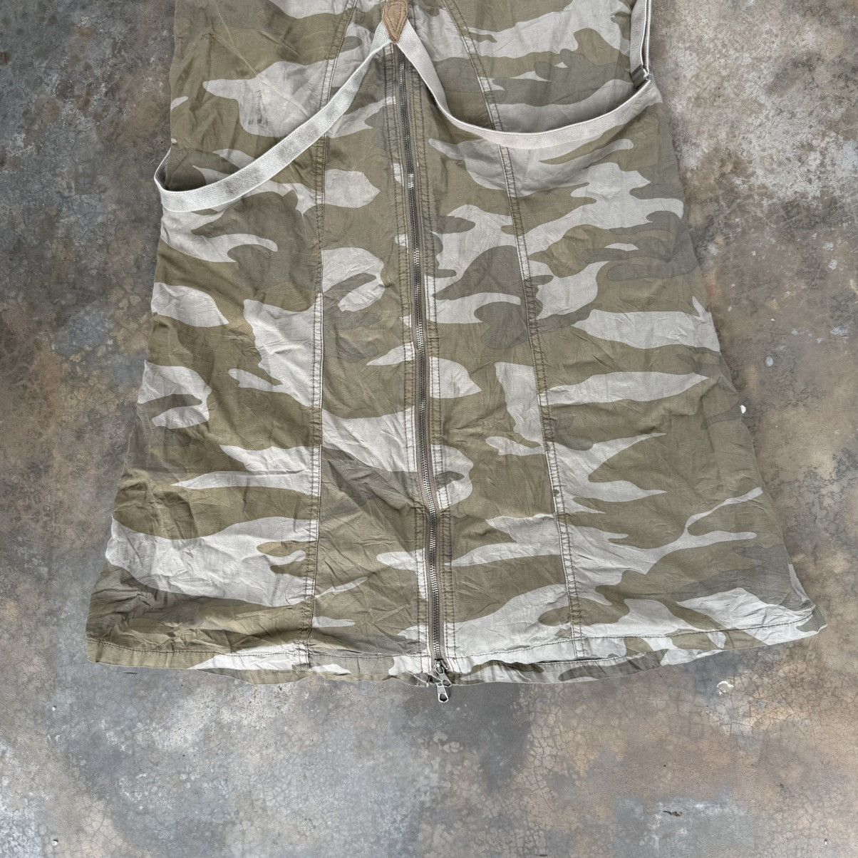 GOA Vintage GOA Camo Bondage Punk Skirt Size 31" - 3 Thumbnail