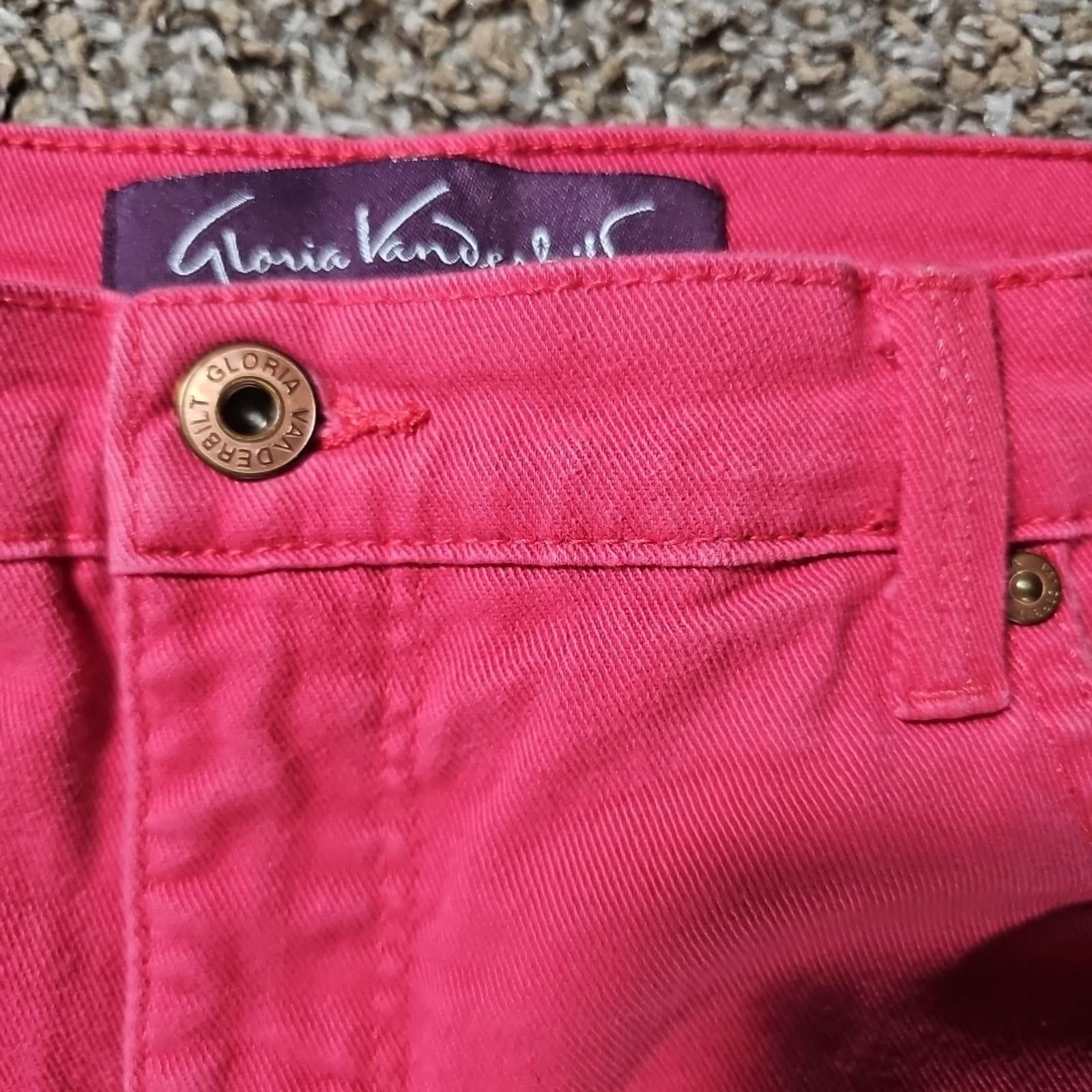 Other Gloria Vanderbilt Amanda HOT Pink Stretch Jeans 14 IronMark? Size 36" / US 14 / IT 50 - 2 Thumbnail