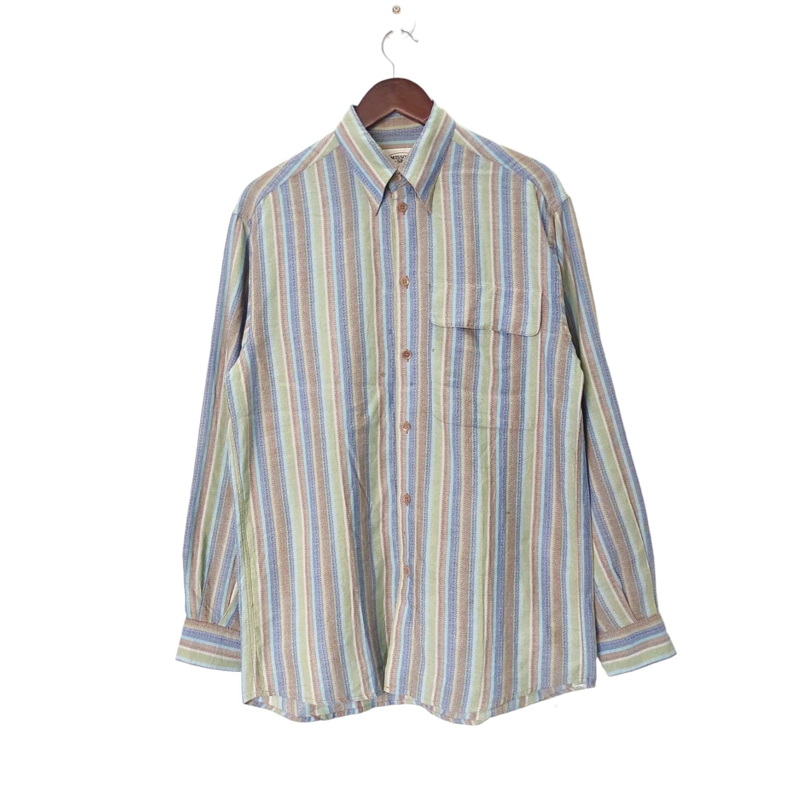 Missoni Vintage Missoni Button Up Shirts Size US L / EU 52-54 / 3 - 1 Thumbnail