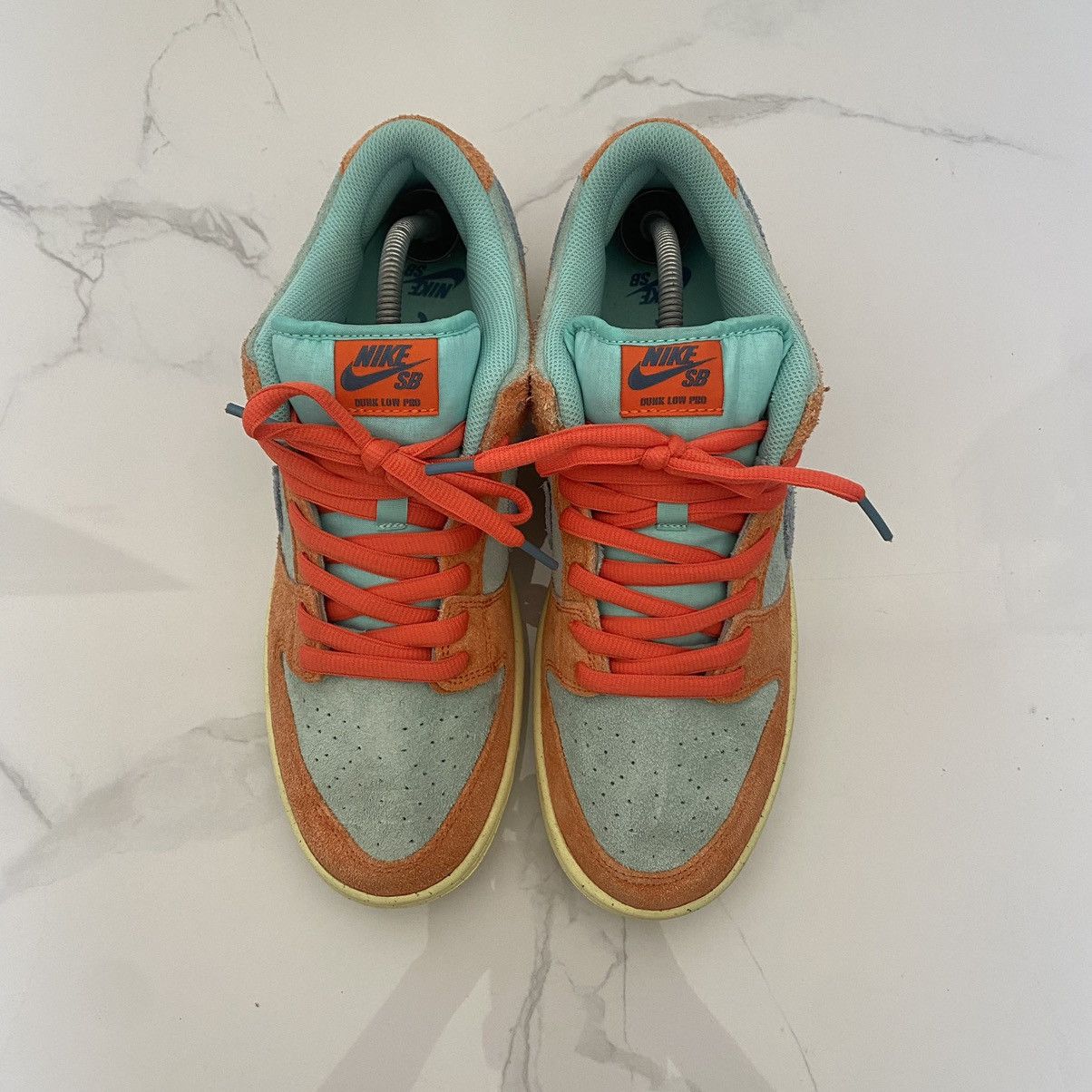 Nike Nike SB Dunk Low Orange Emerald Rise Size US 10 / EU 43 - 4 Thumbnail