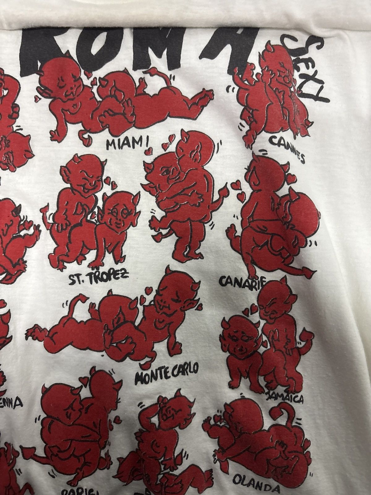 Vintage Vintage Roma Italia Red Devil Tee Size US M / EU 48-50 / 2 - 4 Thumbnail