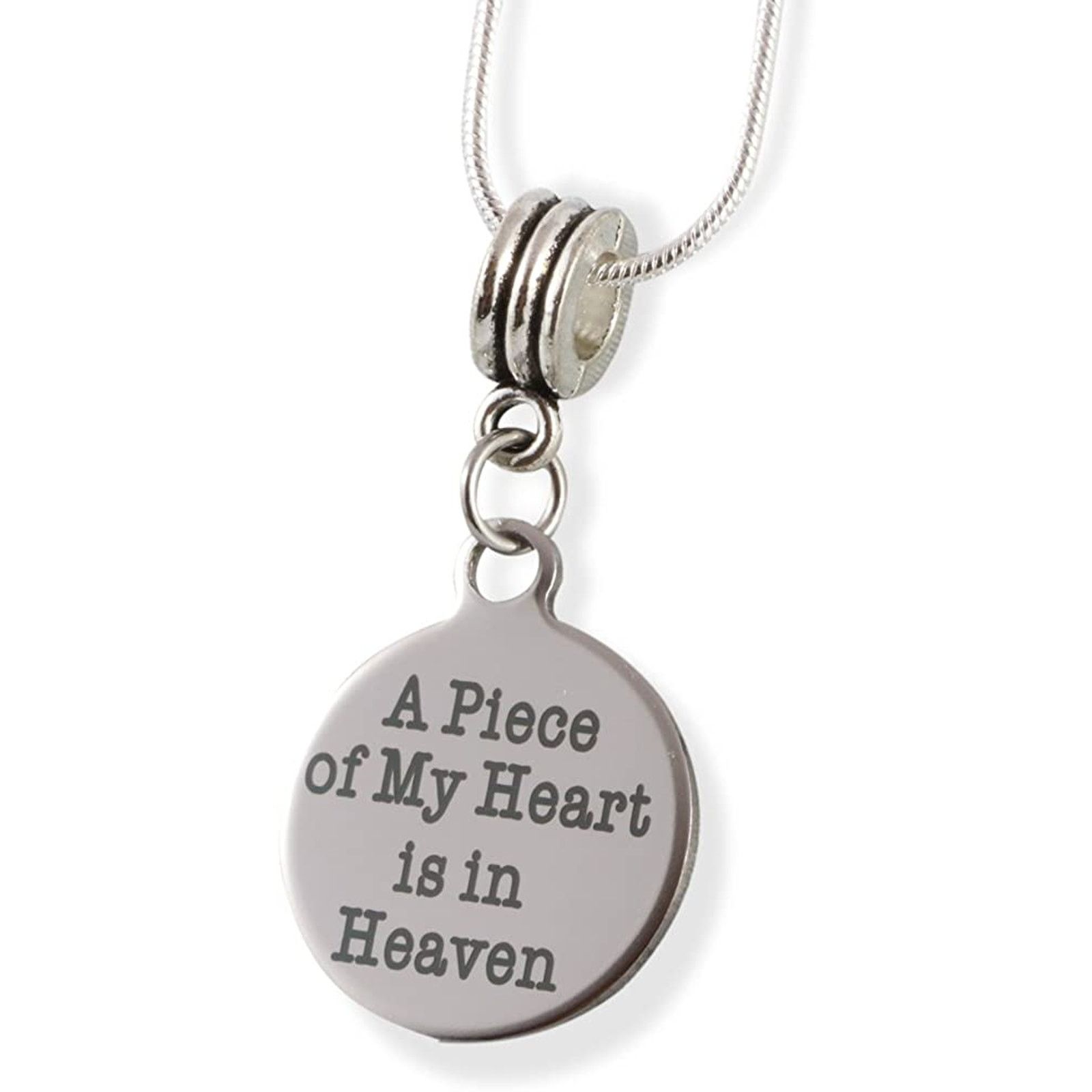 & Other Stories "A Piece of My Heart is In Heaven " Necklace Pendant Jewelry Size ONE SIZE - 1 Thumbnail