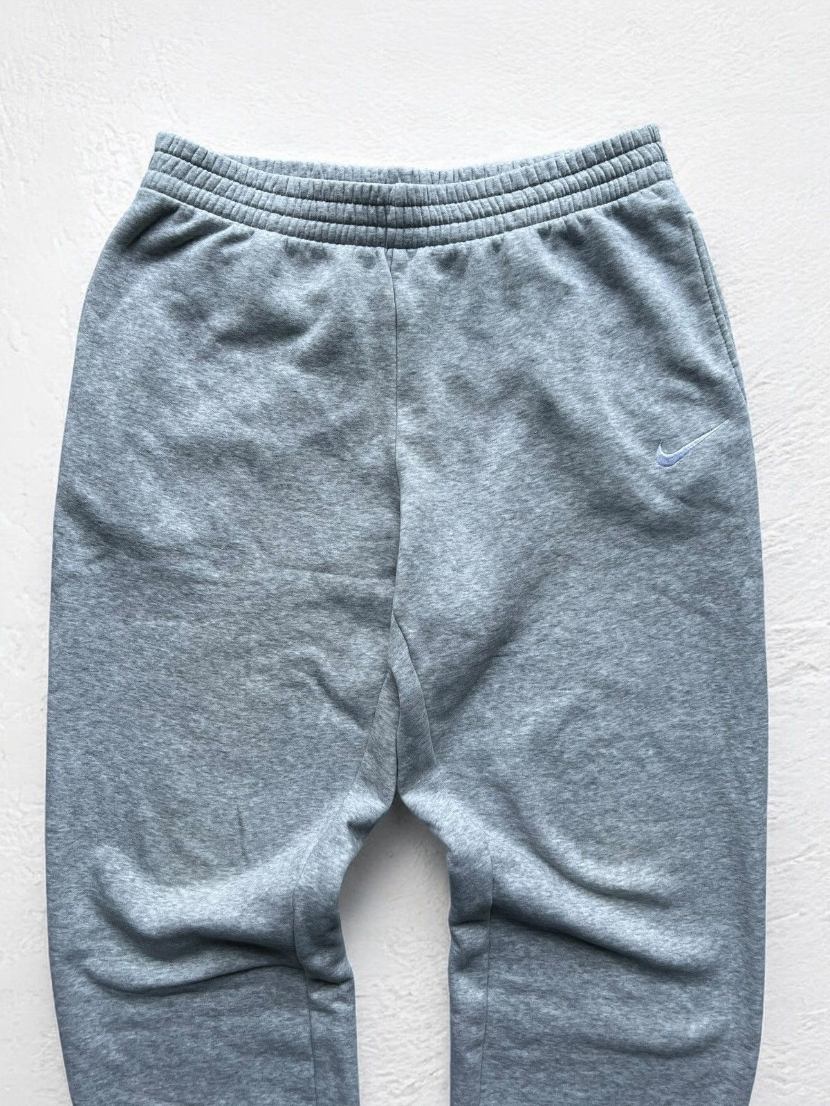 Nike × Vintage NIKE GREY SWEATPANTS HEAVY COTTON TRACK PANTS VINTAGE WIDE Size US 34 / EU 50 - 3 Thumbnail