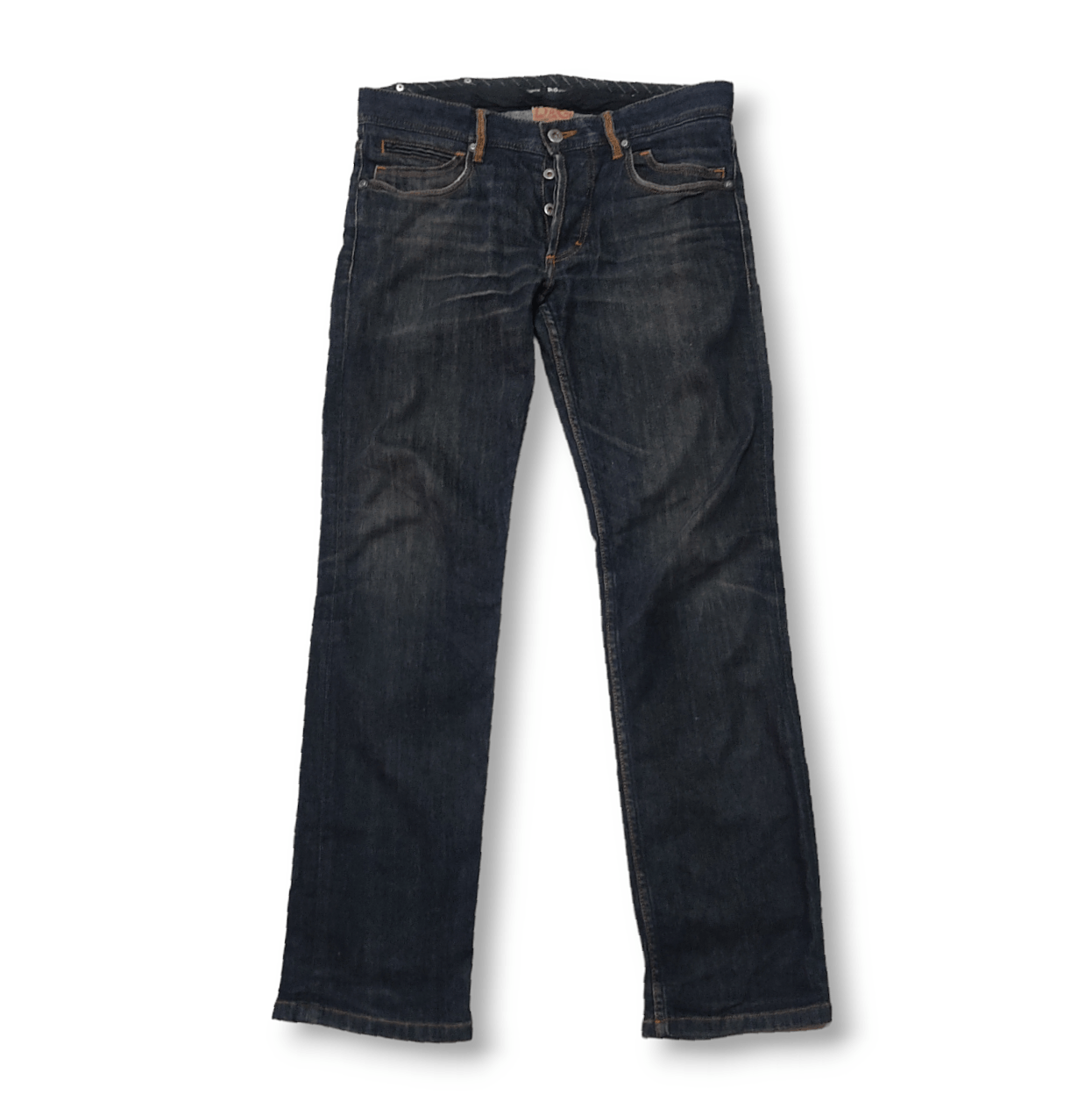 Dolce & Gabbana DOLCE & GABBANA Low Rise Straight Cut Slim Fit Denim Pants Size US 33 - 1 Thumbnail