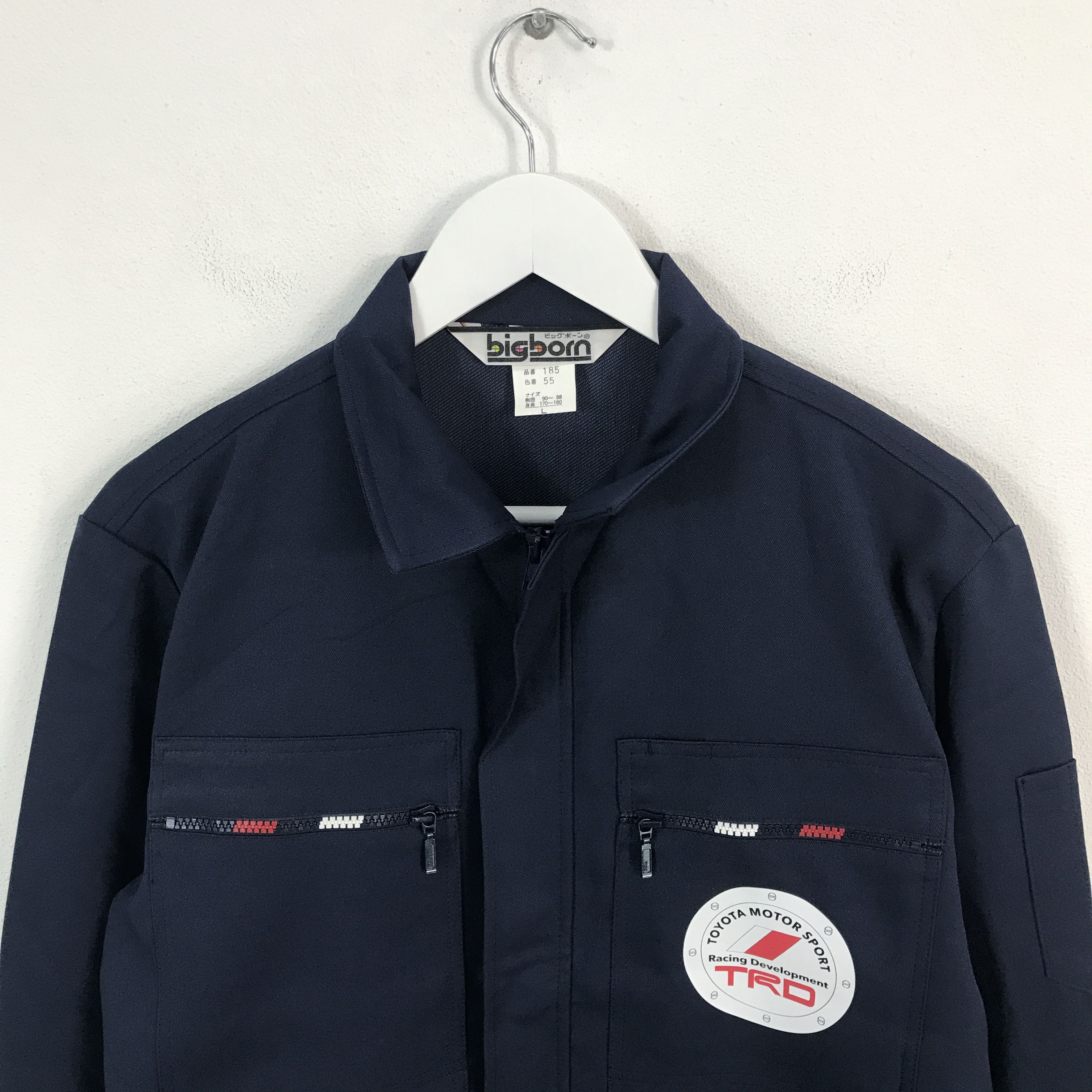 Japanese Brand Toyota x trd motorsport racing jacket navy jacket Size US L / EU 52-54 / 3 - 3 Thumbnail