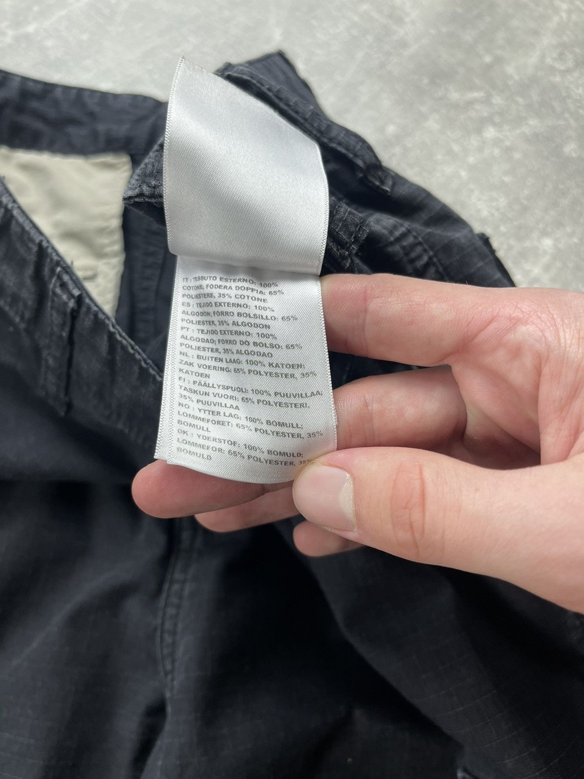 Carhartt Carhartt WIP Cargo Pants Black Ripstop Utility Workwear Size US 29 - 13 Thumbnail