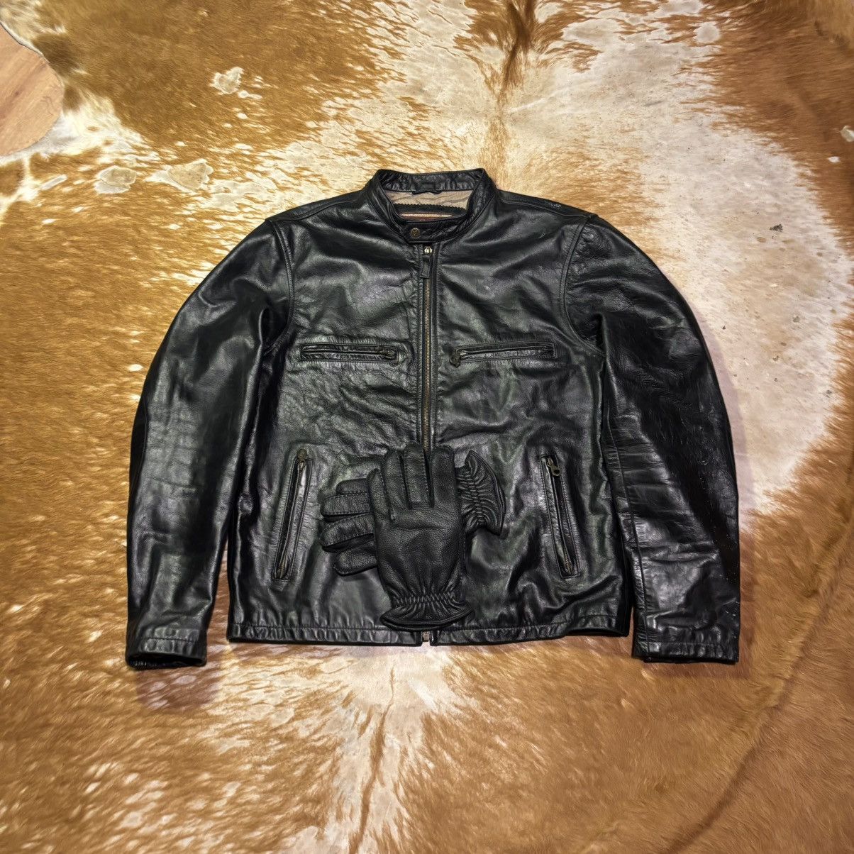Marlboro Classics Marlboro Classic Leather Jacket Fit L Size XL Size US L / EU 52-54 / 3 - 1 Thumbnail