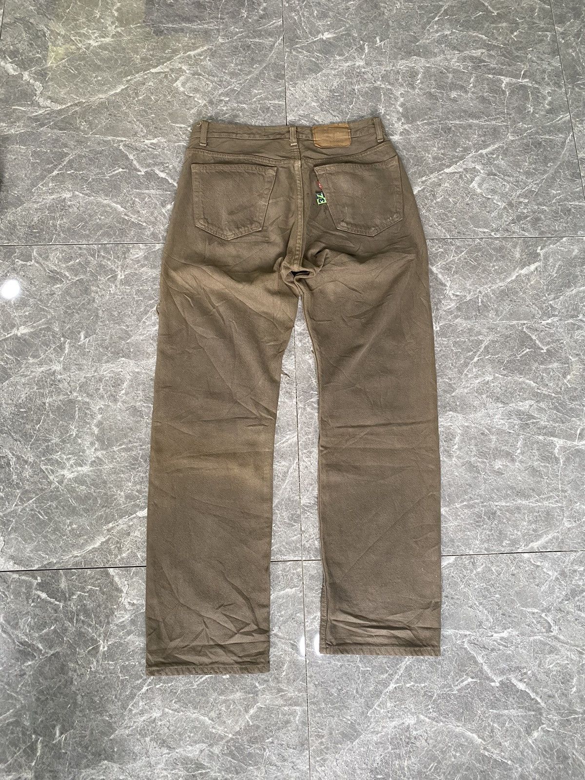 Levi's Vintage 90’s Levis 501 x 73-R Distressed Denim Jeans Size US 32 / EU 48 - 6 Thumbnail