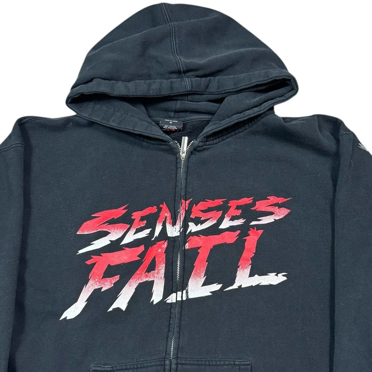 Other Senses Fail Hardcore Zip Hoodie Sweatshirt Men's M FLAW Size US M / EU 48-50 / 2 - 4 Thumbnail