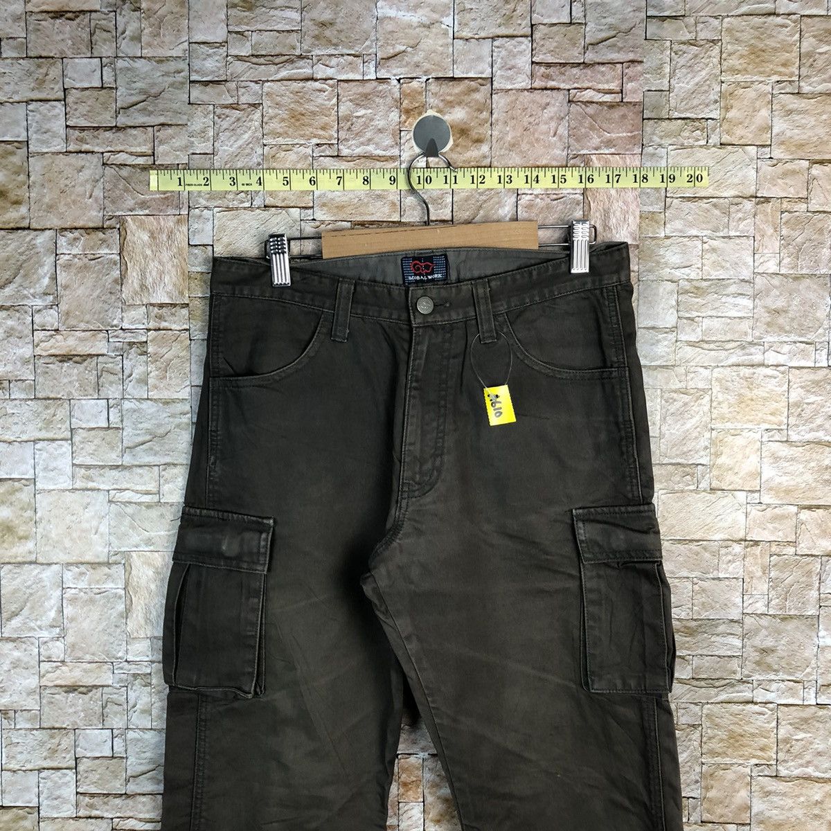 Global Work Global Work Brown Cargo Multipocket Pants #A610 Size US 30 / EU 46 - 4 Thumbnail