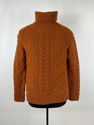 Designer × Dsquared2 Dsquared2 Knitted Brown Men Jumper Sweater Size M (0337) Size US M / EU 48-50 / 2 - 1 Thumbnail