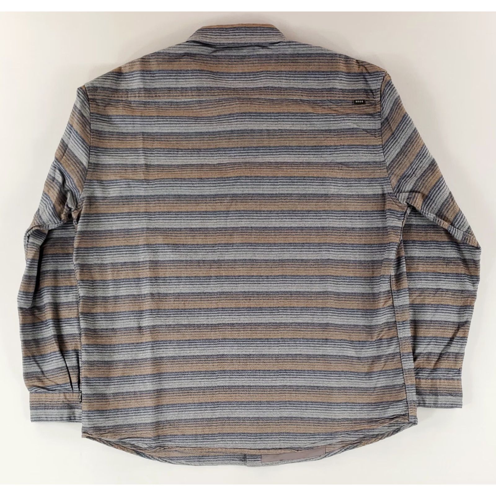 Howler Brothers Howler Bros Shirt Flannel Button Up Long Sleeve Mens XXL Gray Blue Brown Size US XXL / EU 58 / 5 - 3 Thumbnail