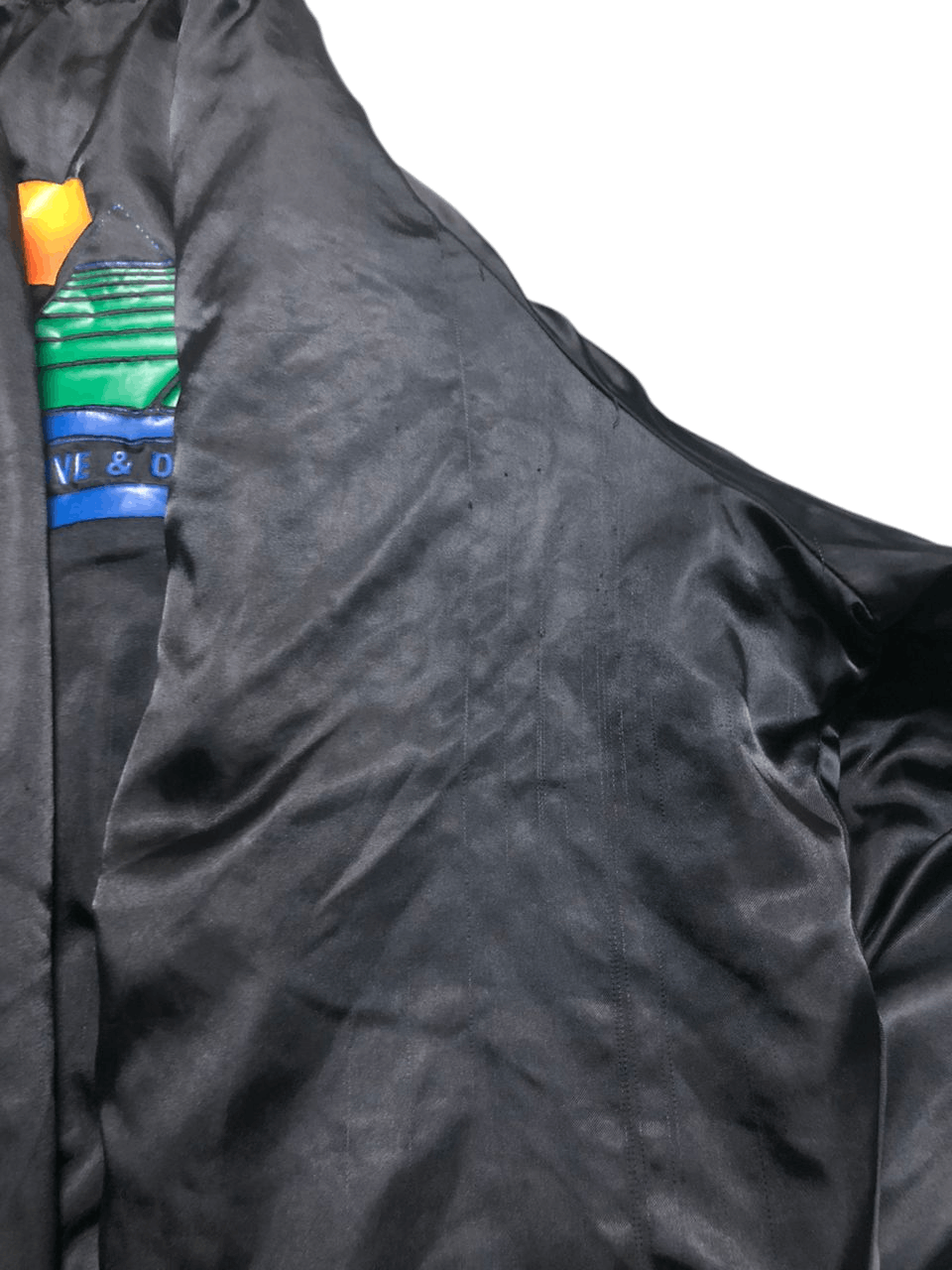 Vintage Vintage 80s Aristo Jac Sattin Bomber Jacket Distressed Size US L / EU 52-54 / 3 - 19 Thumbnail