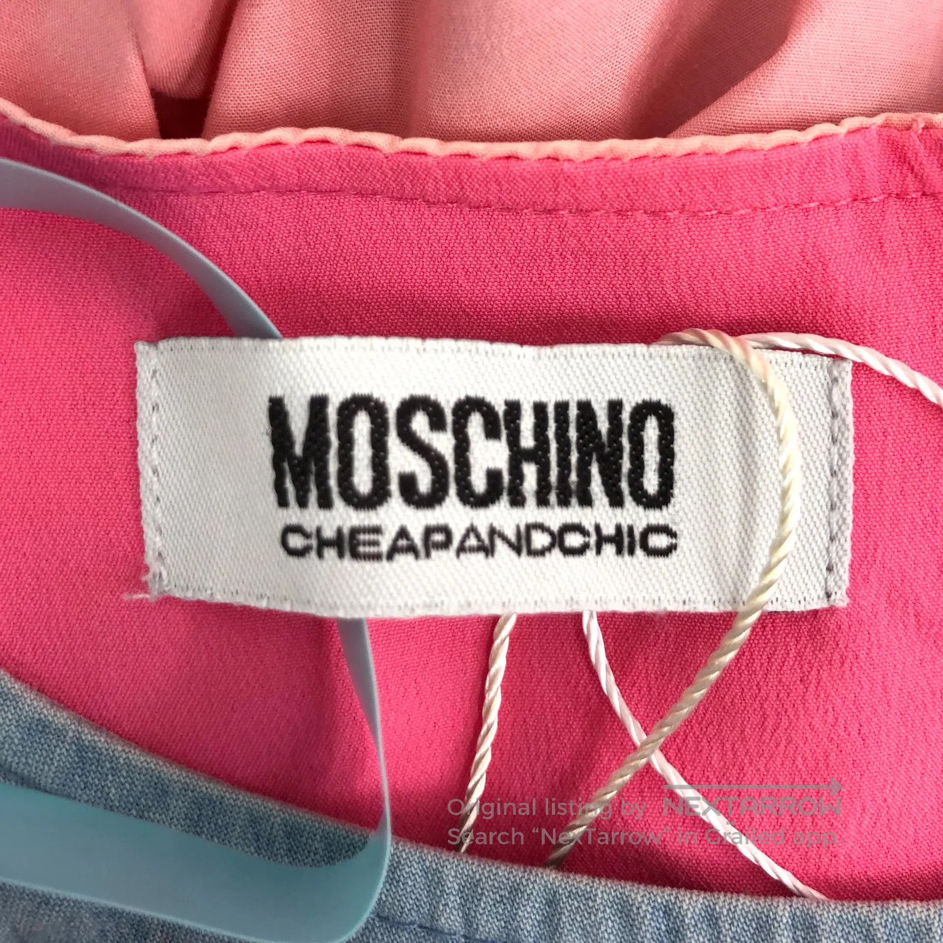Moschino Moschino Blue Firebird Embroidered Crew Neck Short-Sleeve Size US S / EU 44-46 / 1 - 5 Thumbnail