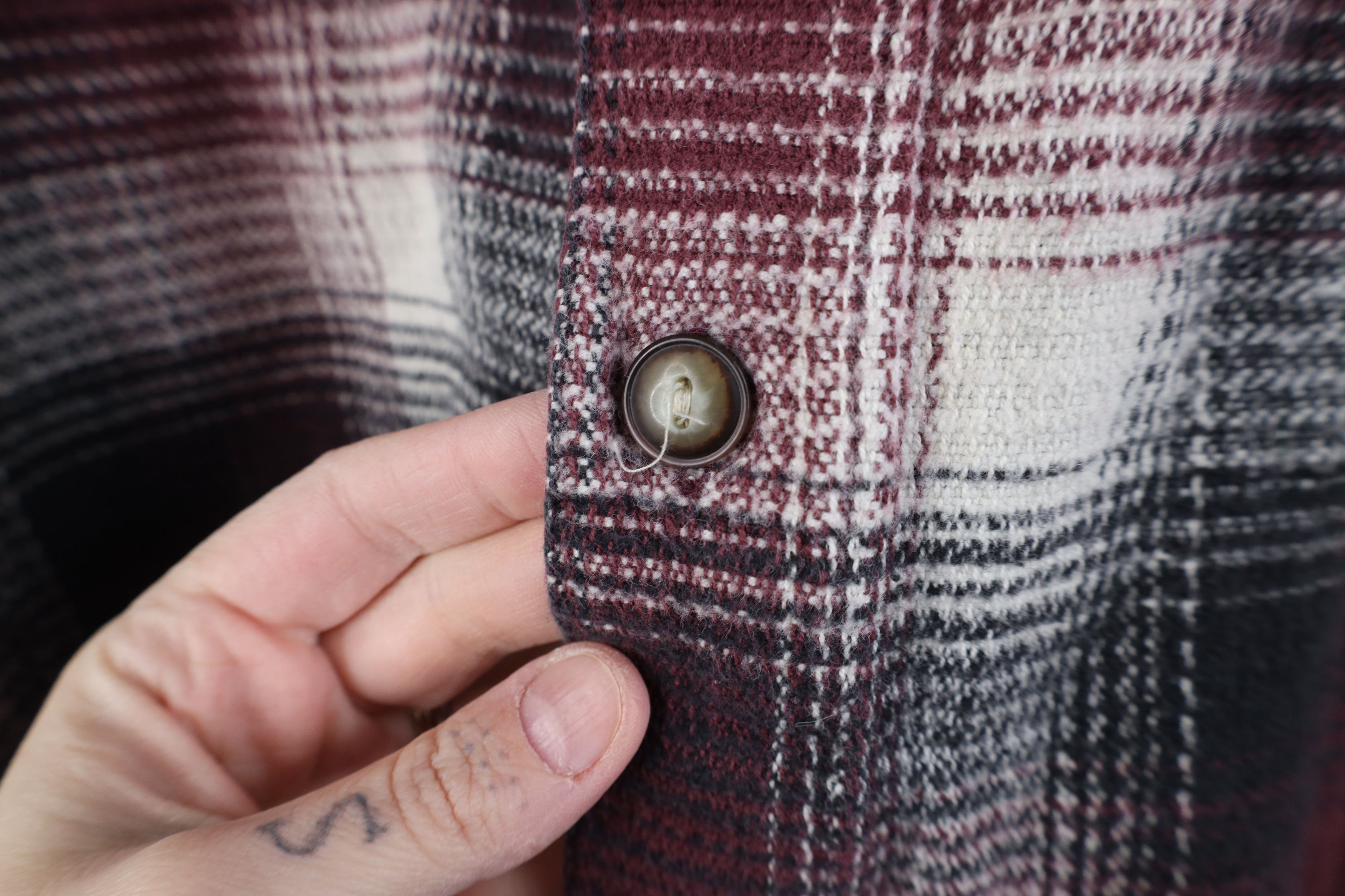 Levi's Vintage 90s Levis Heavyweight Flannel Button Shirt Plaid Size US L / EU 52-54 / 3 - 10 Thumbnail