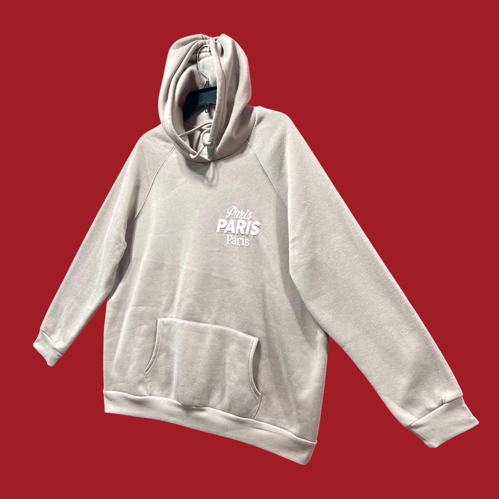 Other Rue 24 - Women's Long Sleeve Hooded Sweatshirt - Brown - Ext Size XL / US 12-14 / IT 48-50 - 12 Thumbnail